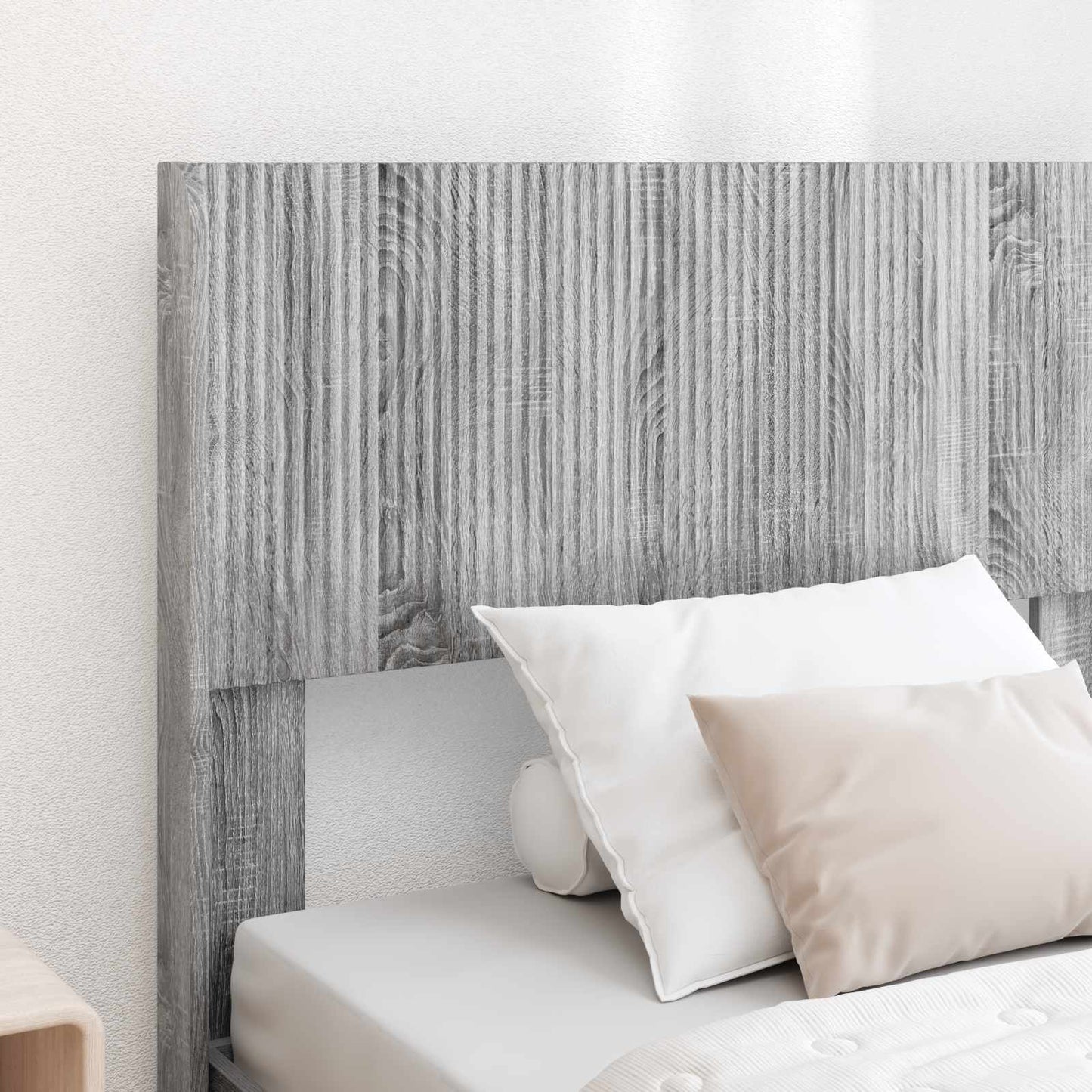 vidaXL Καλάθι με αποθήκη και κεφαλάρι Γκρι Sonoma 75 x 190 cm