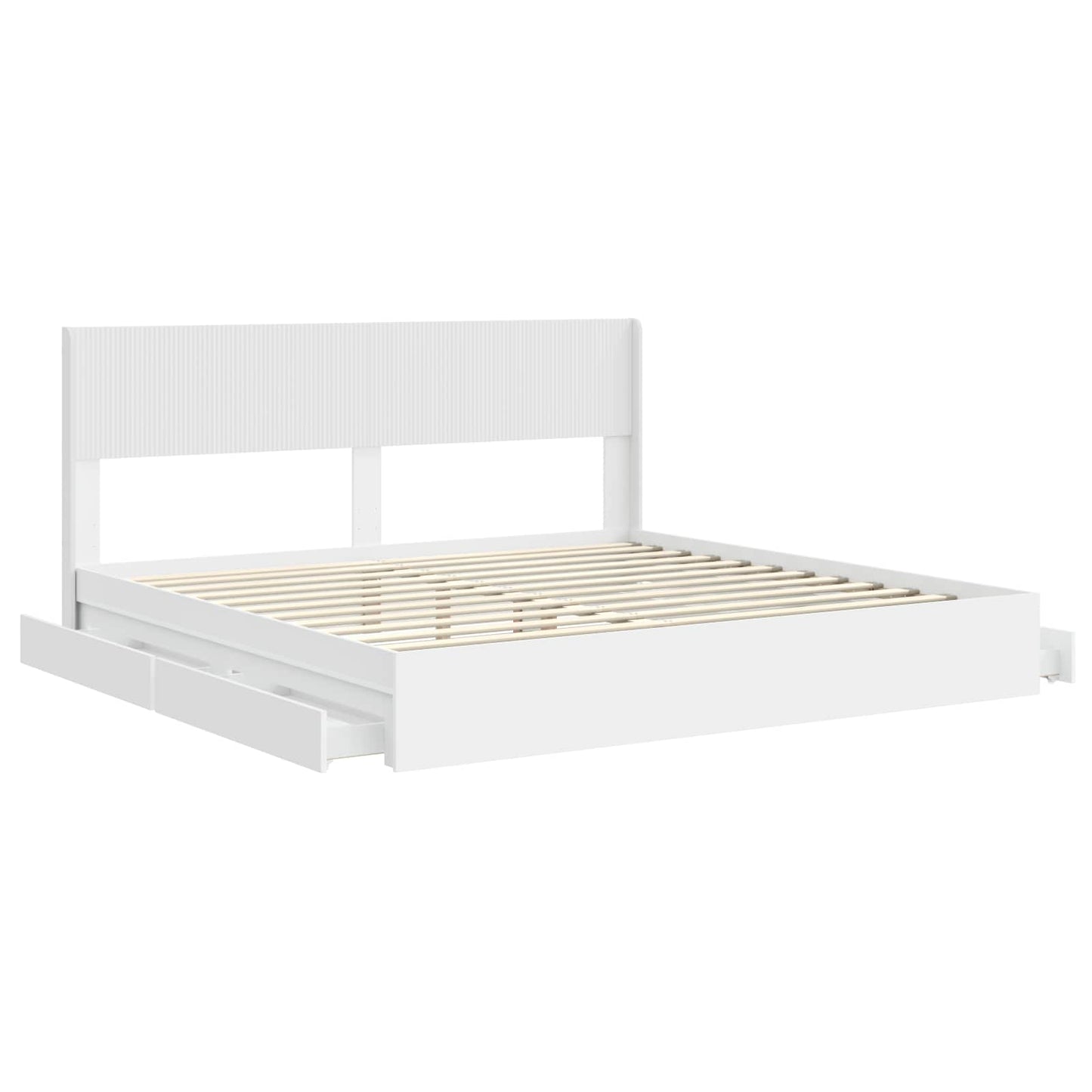 vidaXL Καλάθι με αποθήκη και κεφαλάρι Λευκό 180 x 200 cm