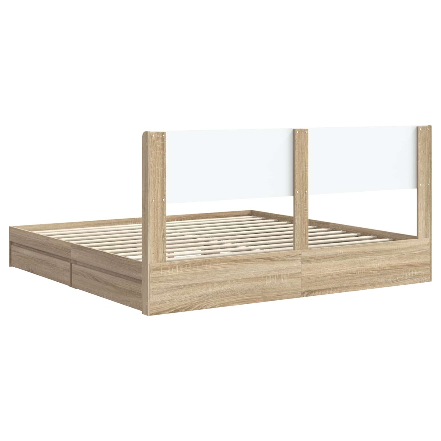 vidaXL Καλάθι με αποθήκη και κεφαλάρι Sonoma Δρυς 180 x 200 cm