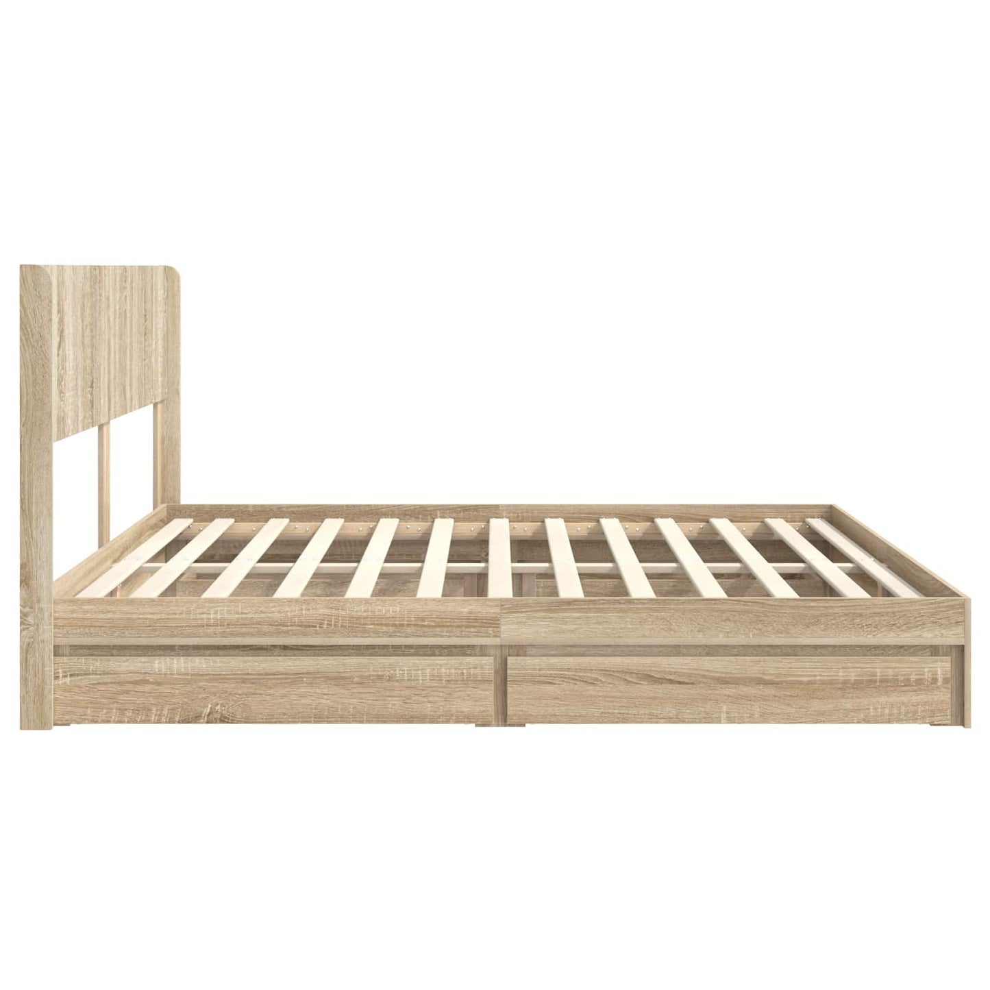 vidaXL Καλάθι με αποθήκη και κεφαλάρι Sonoma Δρυς 180 x 200 cm
