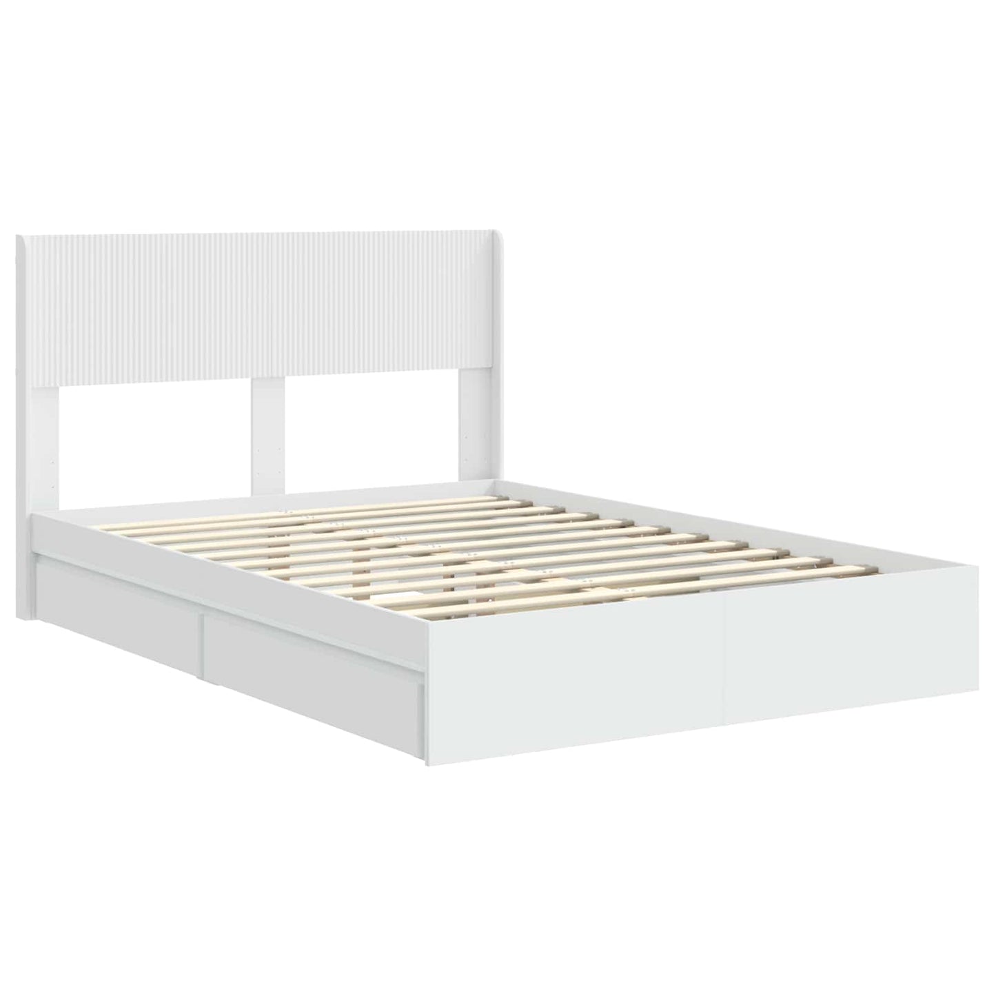 vidaXL Καλάθι με αποθήκη και κεφαλάρι Λευκό 160 x 200 cm