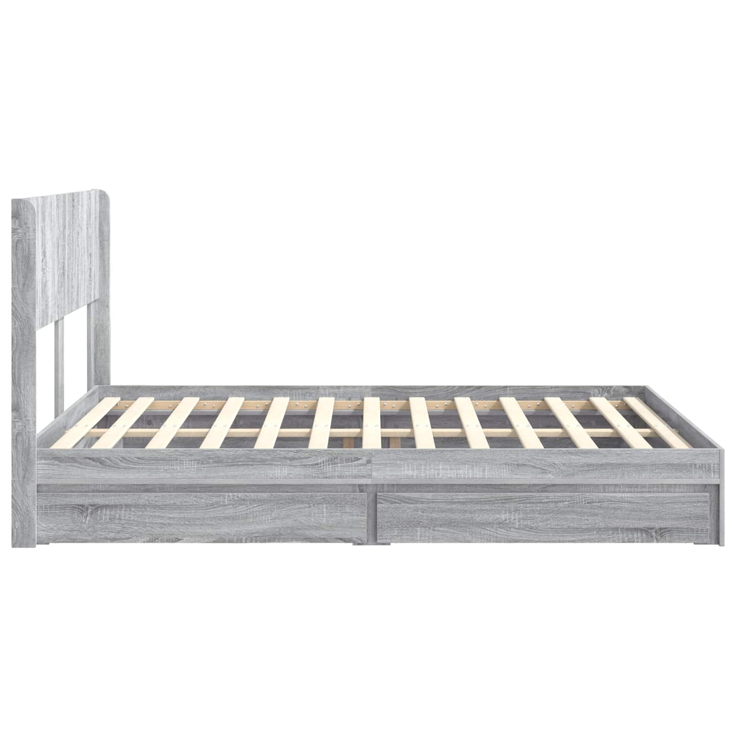 vidaXL Καλάθι με αποθήκη και κεφαλάρι Γκρι Sonoma 150 x 200 cm