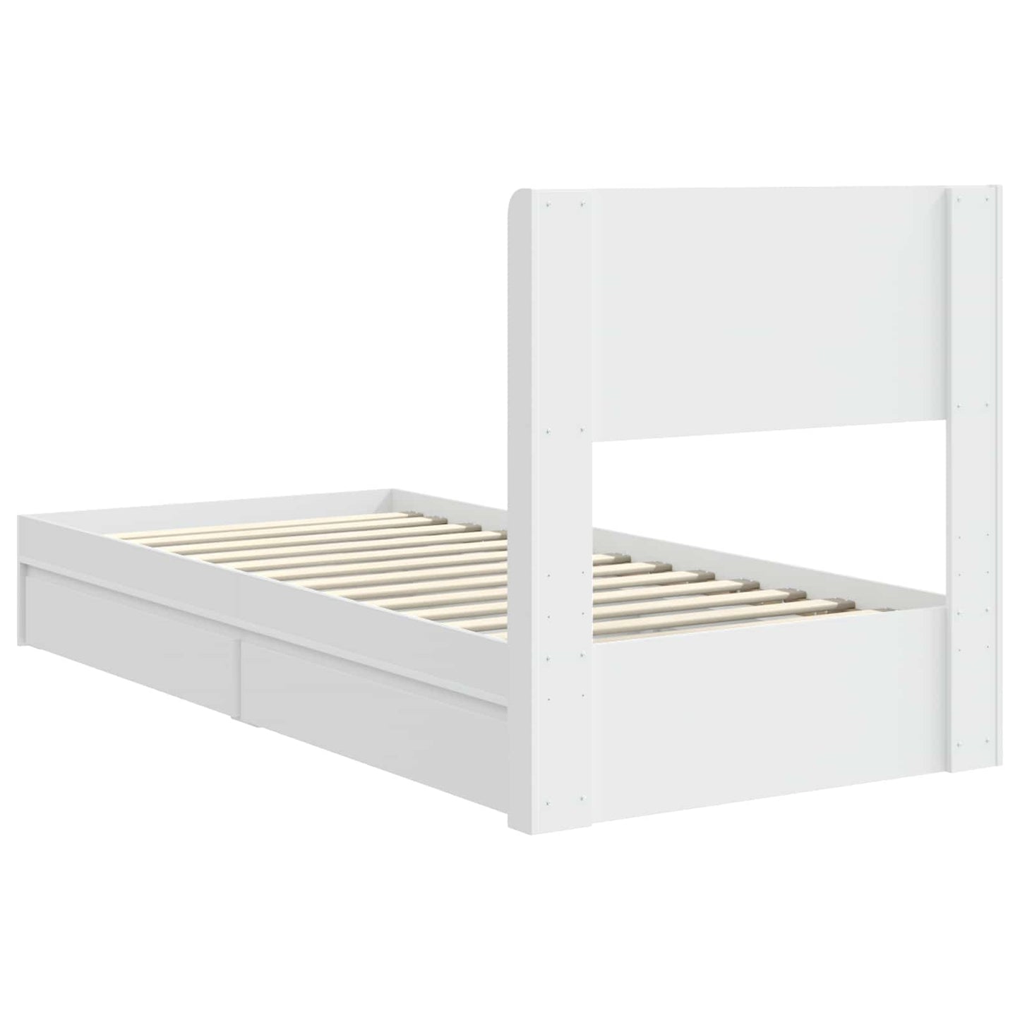 vidaXL Καλάθι με αποθήκη και κεφαλάρι Λευκό 90 x 200 cm