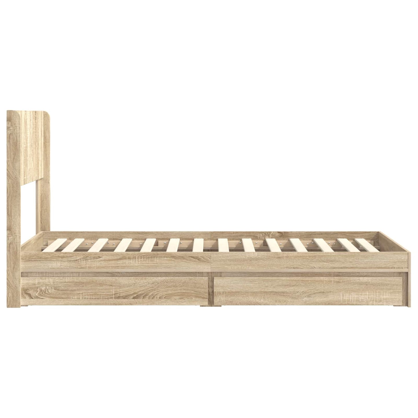 vidaXL Καλάθι με αποθήκη και κεφαλάρι Sonoma Δρυς 90 x 200 cm