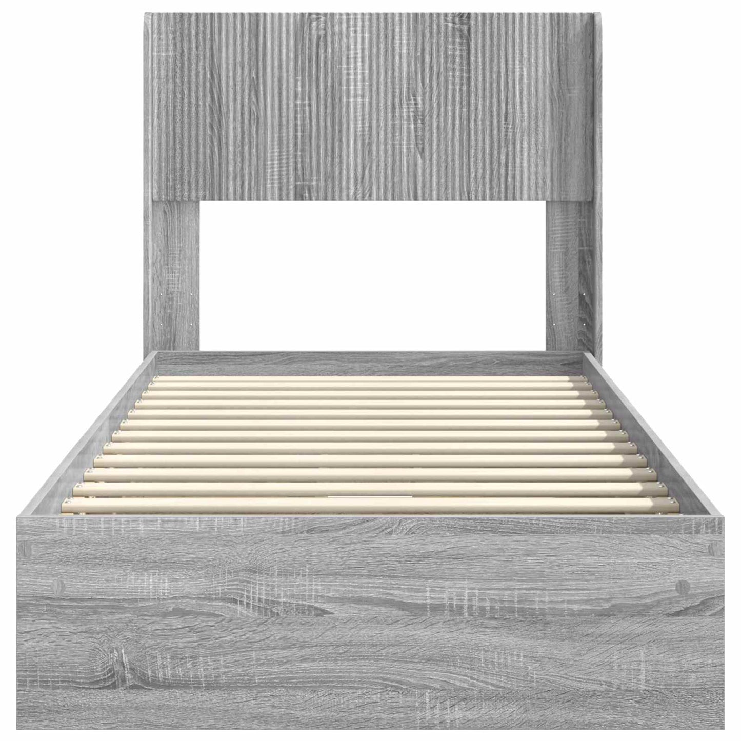 vidaXL Καλάθι με αποθήκη και κεφαλάρι Γκρι Sonoma 90 x 190 cm