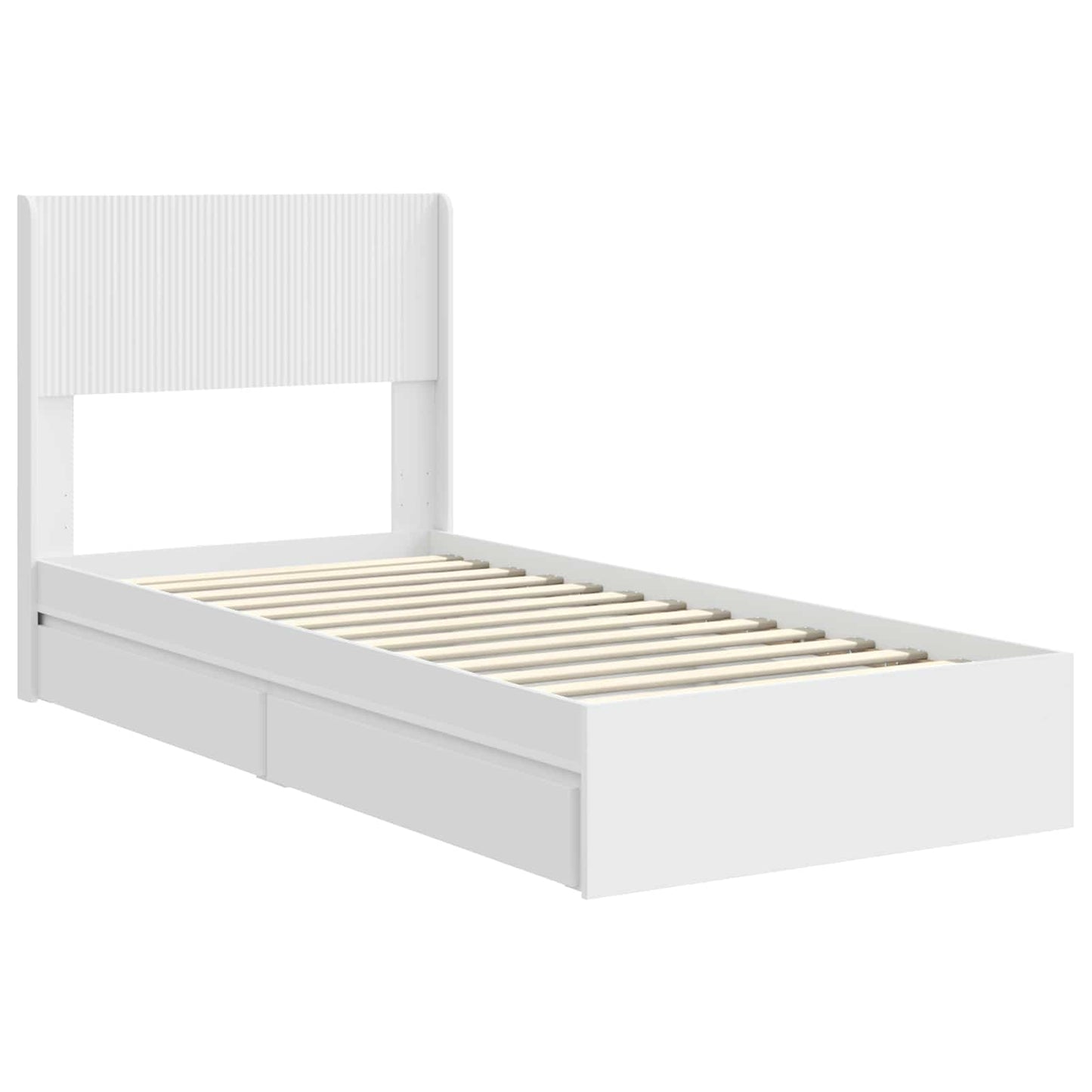 vidaXL Καλάθι με αποθήκη και κεφαλάρι Λευκό 75 x 190 cm