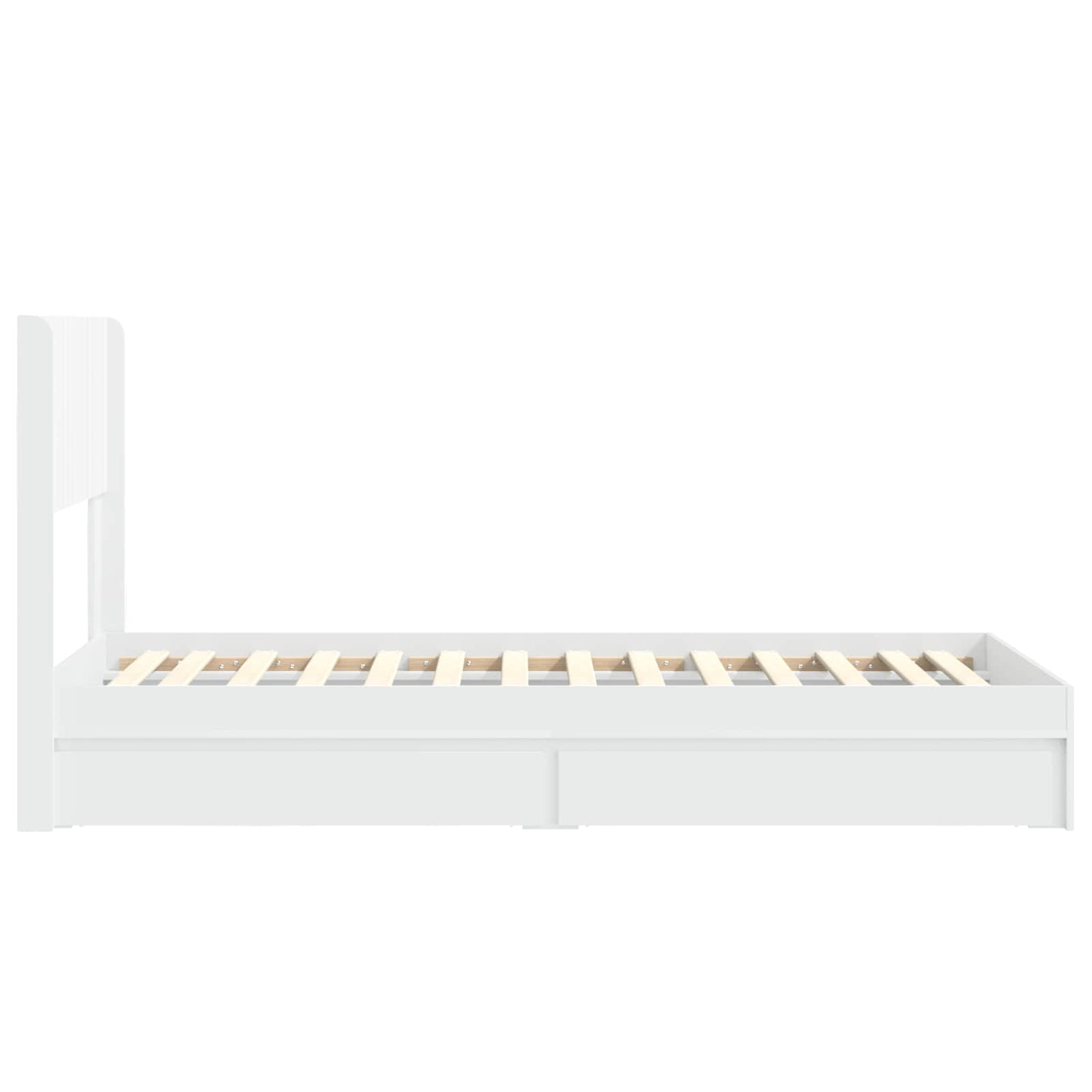 vidaXL Καλάθι με αποθήκη και κεφαλάρι Λευκό 75 x 190 cm