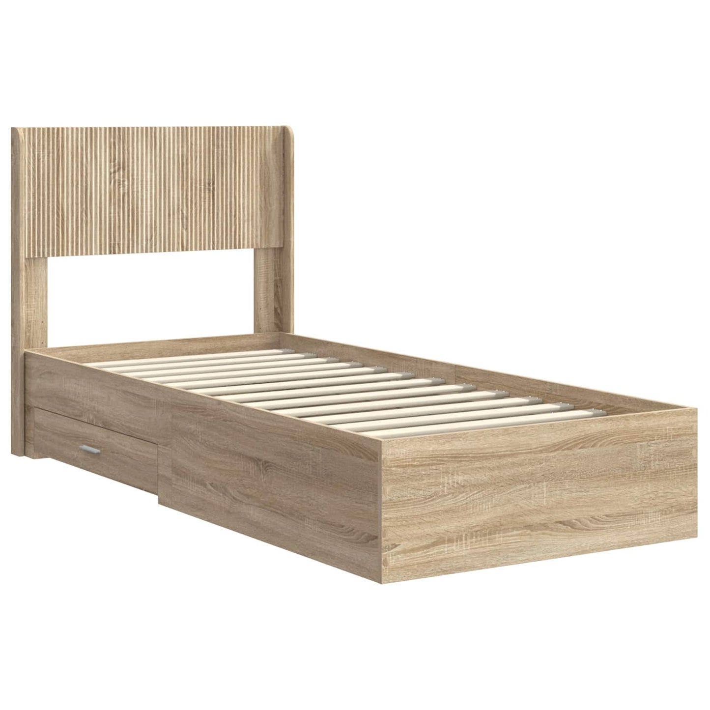 vidaXL Καλάθι με αποθήκη και κεφαλάρι Sonoma Δρυς 90 x 200 cm