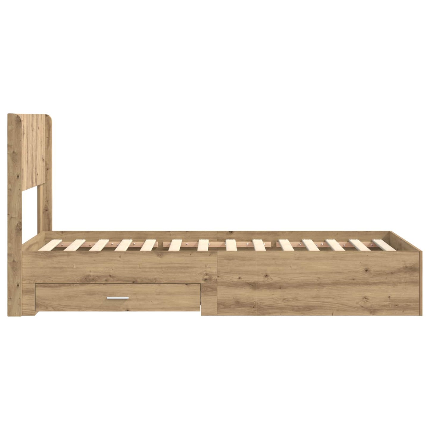 vidaXL Καλάθι με αποθήκη και κεφαλάρι Artisan Δρυς 90 x 200 cm
