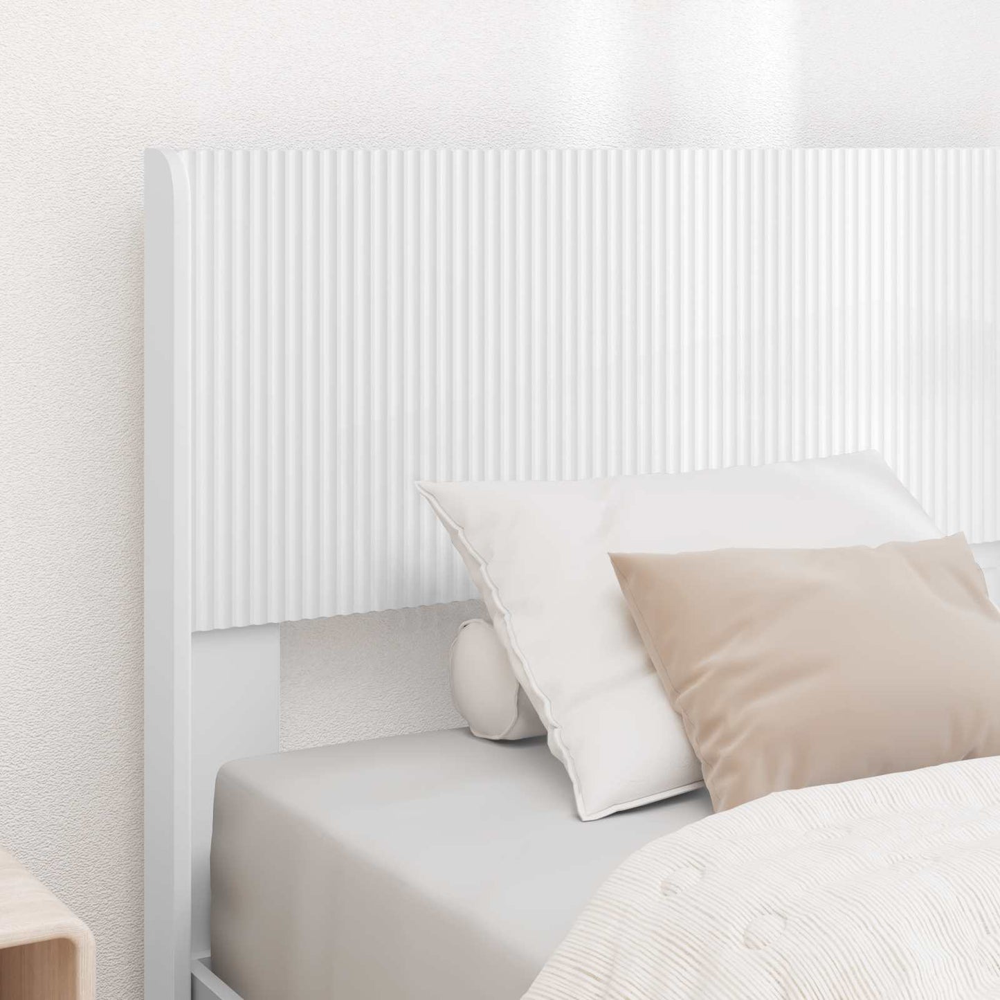 vidaXL Καλάθι με αποθήκη και κεφαλάρι Λευκό 90 x 190 cm