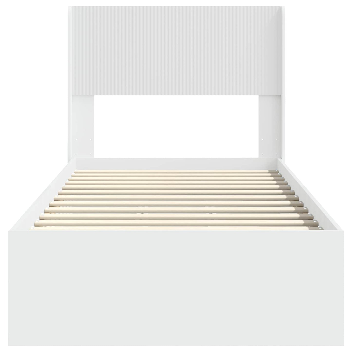 vidaXL Καλάθι με αποθήκη και κεφαλάρι Λευκό 90 x 190 cm