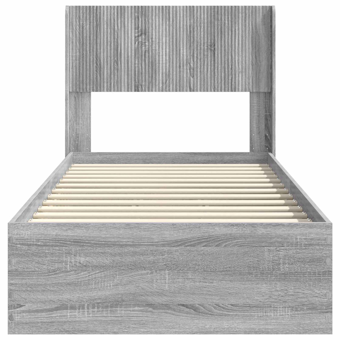 vidaXL Καλάθι με αποθήκη και κεφαλάρι Γκρι Sonoma 75 x 190 cm