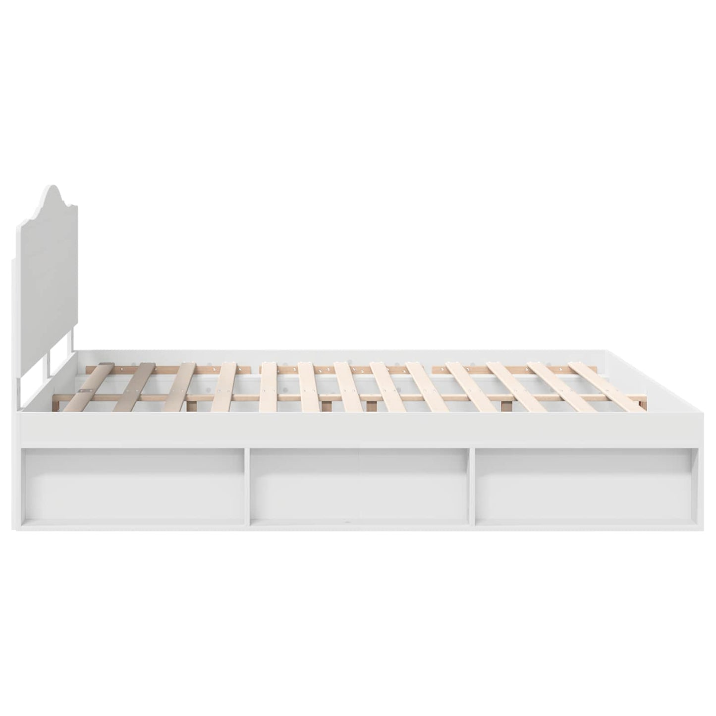 vidaXL Σκελετός Κρεβατιού Λευκό 180 x 200 cm Στερεά ξυλεία πεύκου