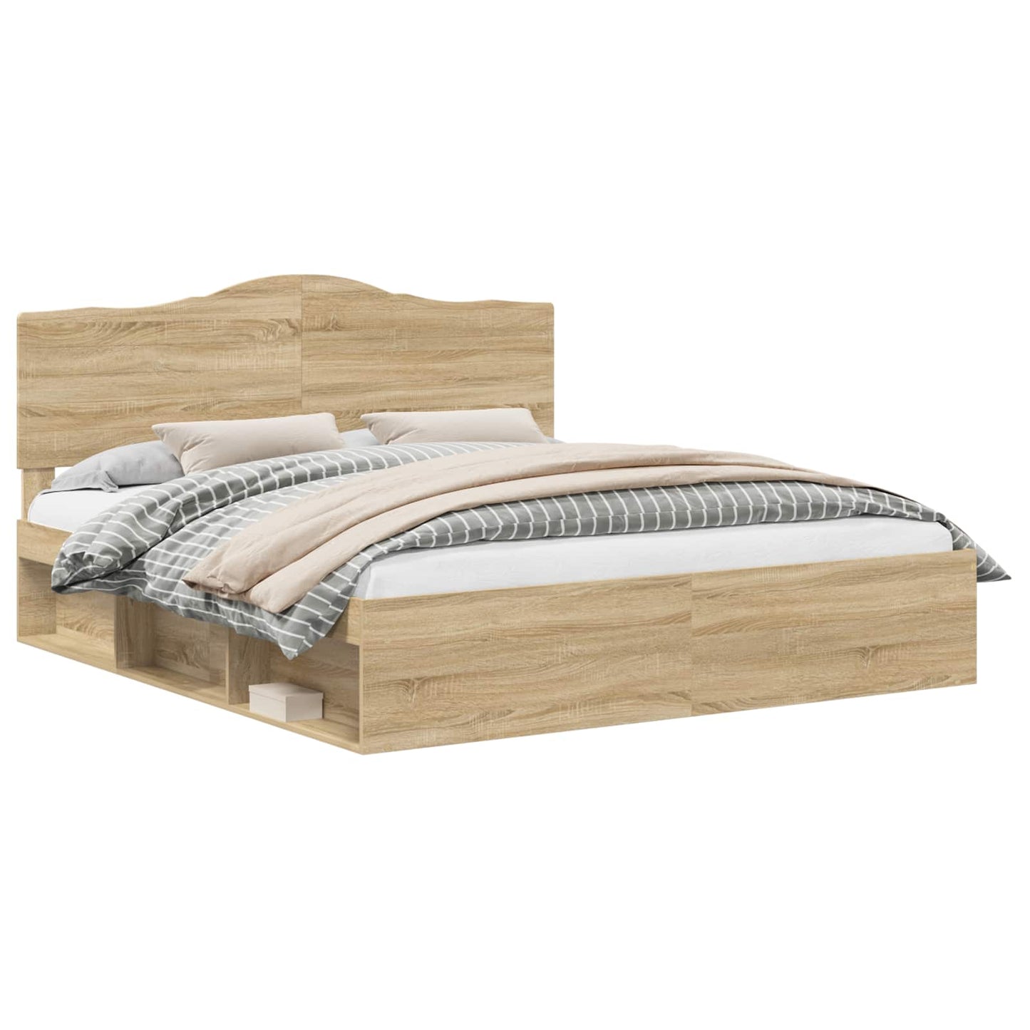 vidaXL Σκελετός Κρεβατιού Σονόμα 180 x 200 cm Στερεά ξυλεία πεύκου