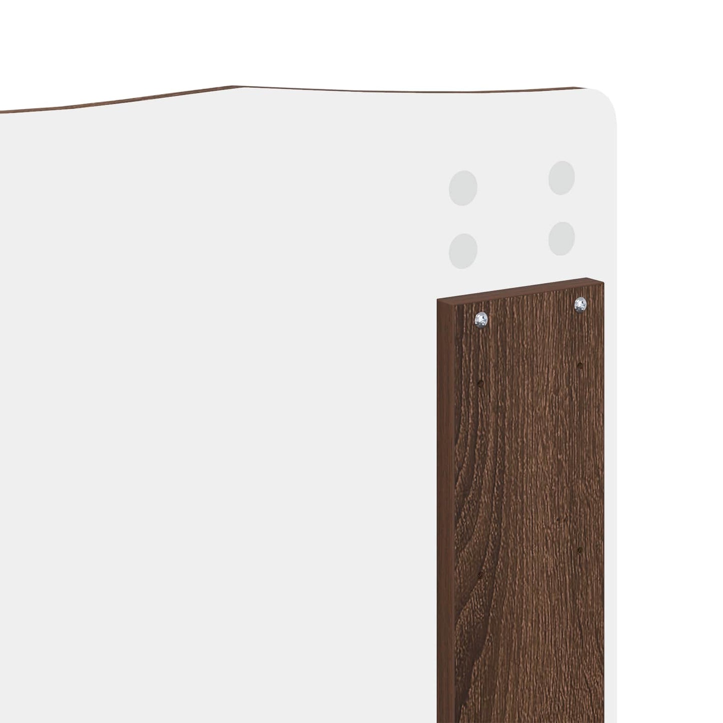 vidaXL Σκελετός Κρεβατιού Καφέ δρυς 120 x 190 cm Στερεά ξυλεία πεύκου