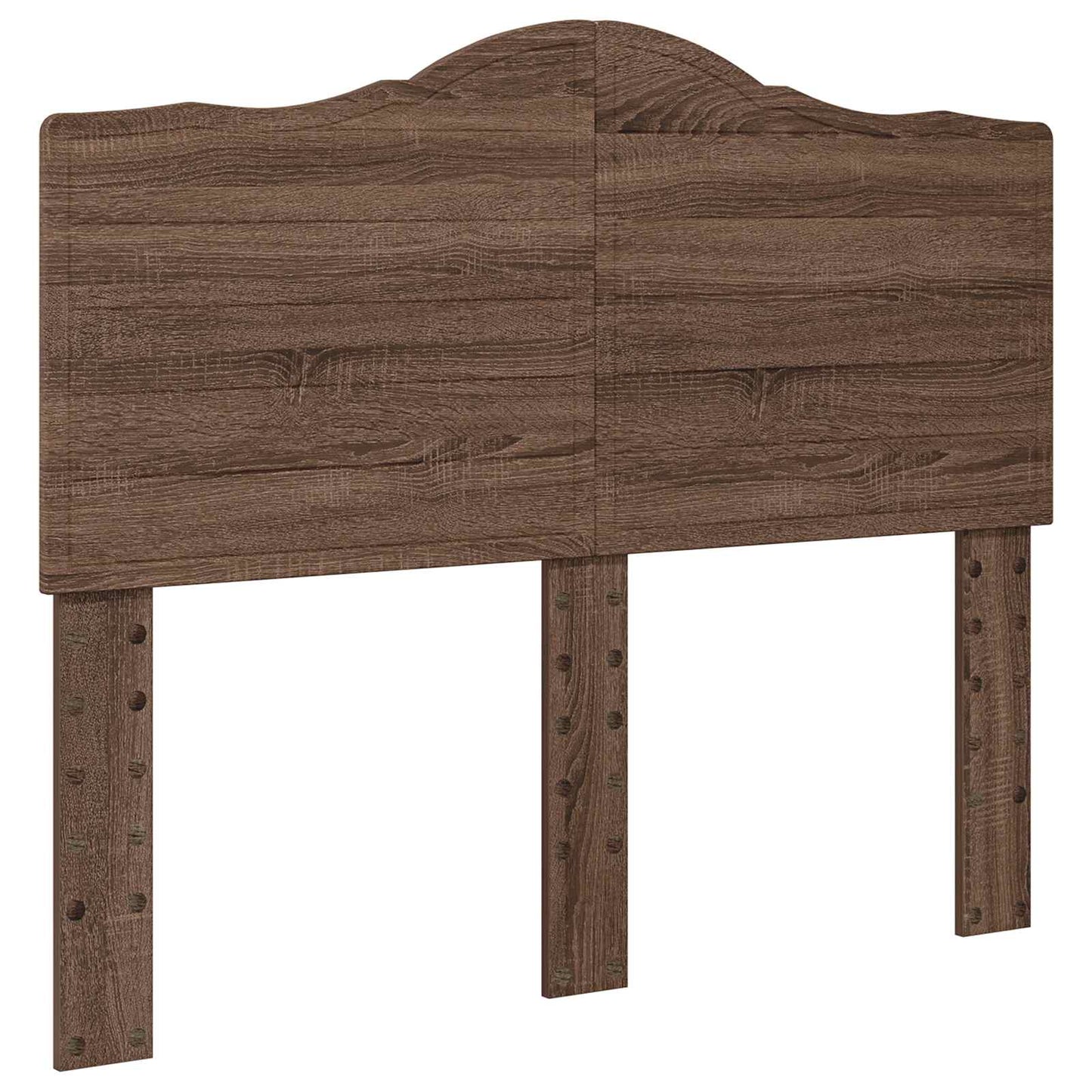 vidaXL Σκελετός Κρεβατιού Καφέ δρυς 120 x 190 cm Στερεά ξυλεία πεύκου
