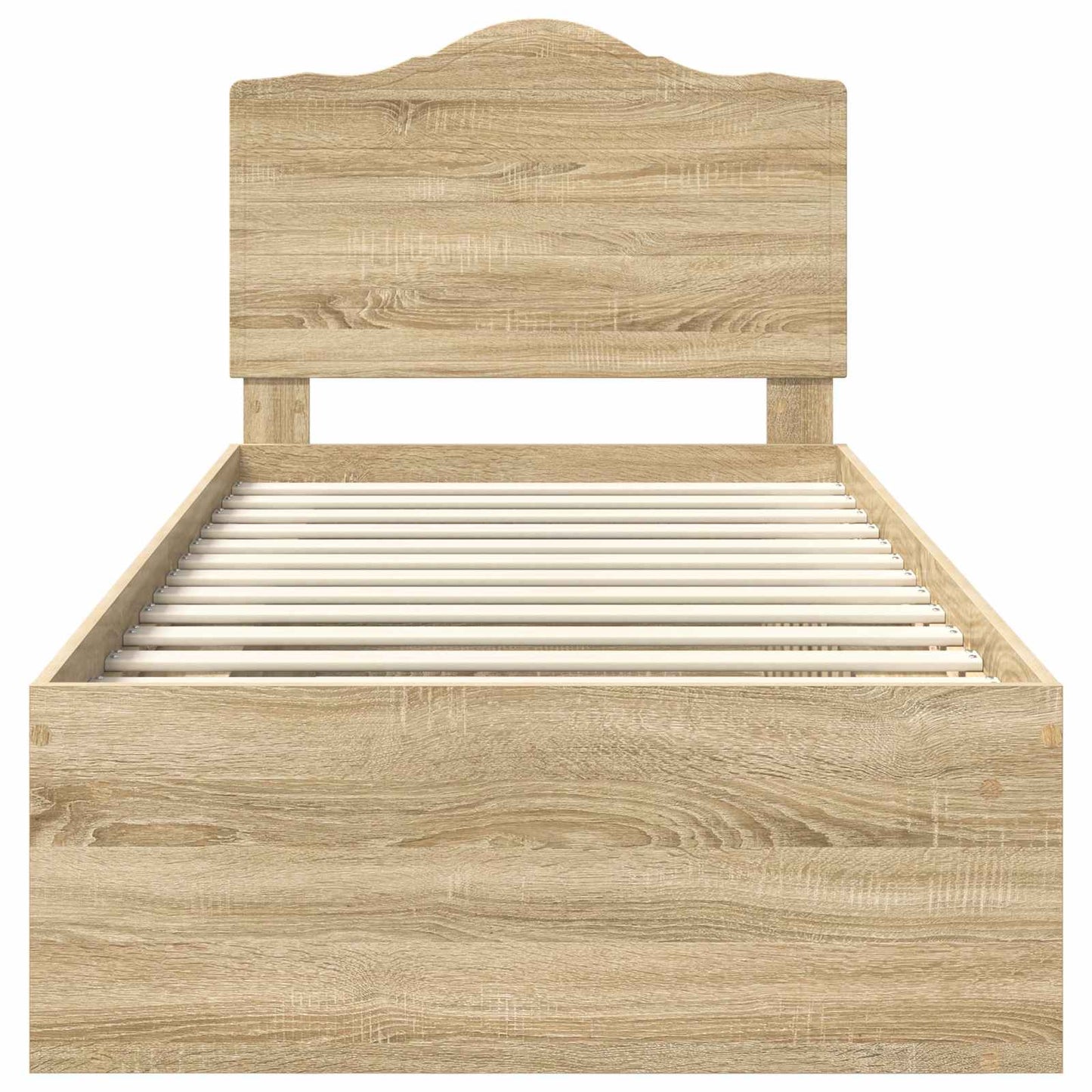 vidaXL Σκελετός Κρεβατιού Σονόμα 90 x 190 cm Στερεά ξυλεία πεύκου