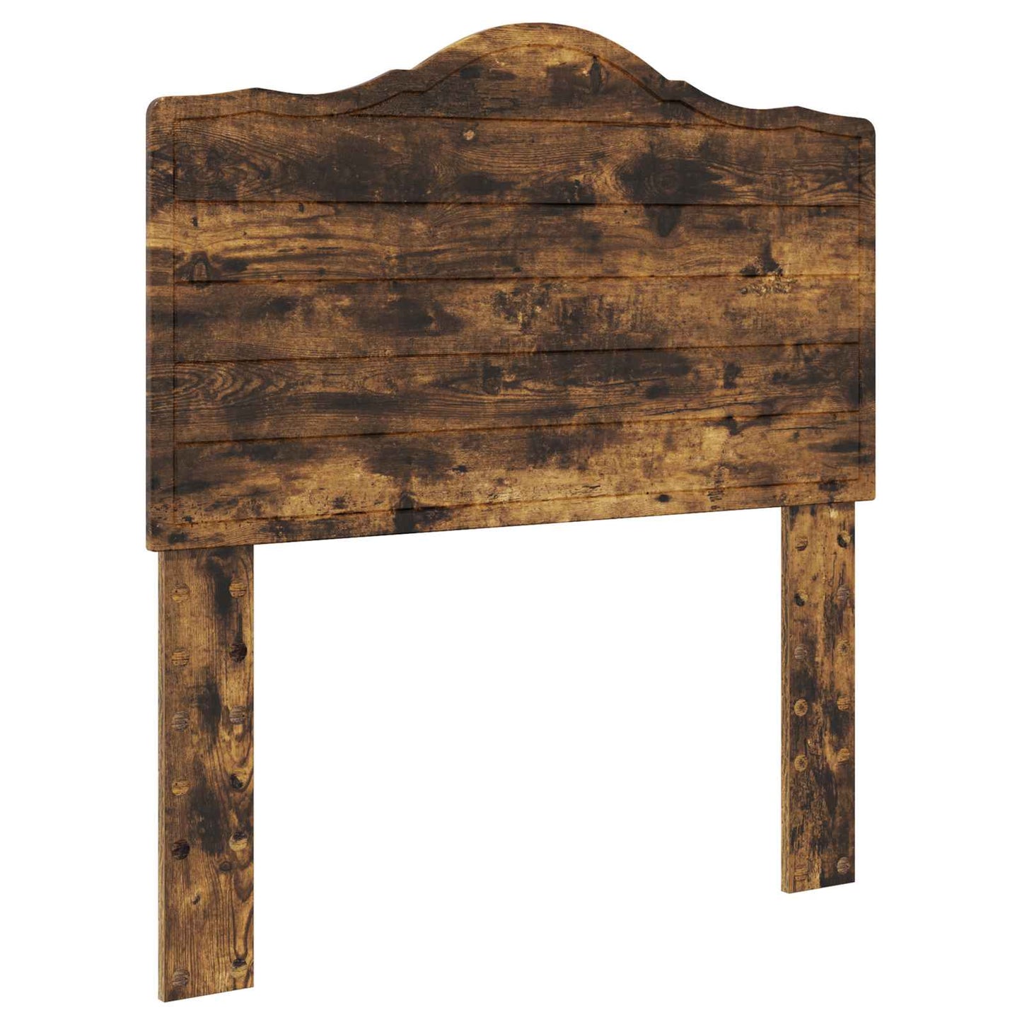 vidaXL Σκελετός Κρεβατιού Καπνιστό Δρύς 98.5 x 200 εκ Μηχανήματος Ξύλο