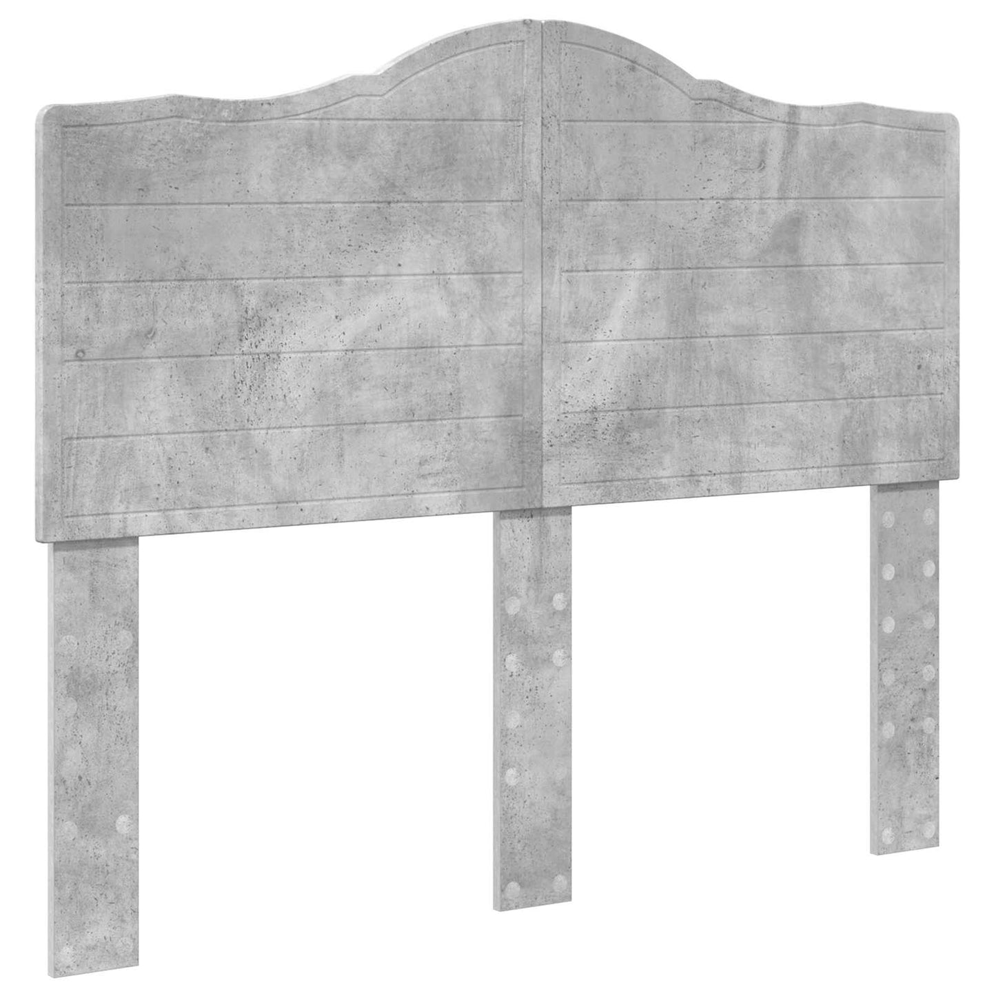 vidaXL Κρεβάτι Αποθήκης Σκυρόδεμα Γκρι 135 x 190 cm Επεξεργασμένο ξύλο