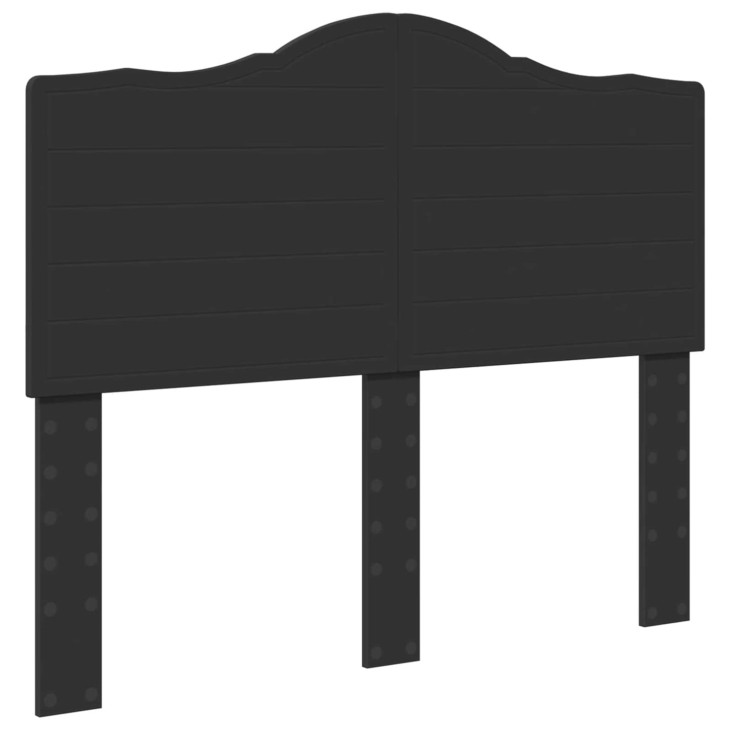vidaXL Σκελετός Κρεβατιού Μαύρο 135 x 190 cm Επεξεργασμένο ξύλο