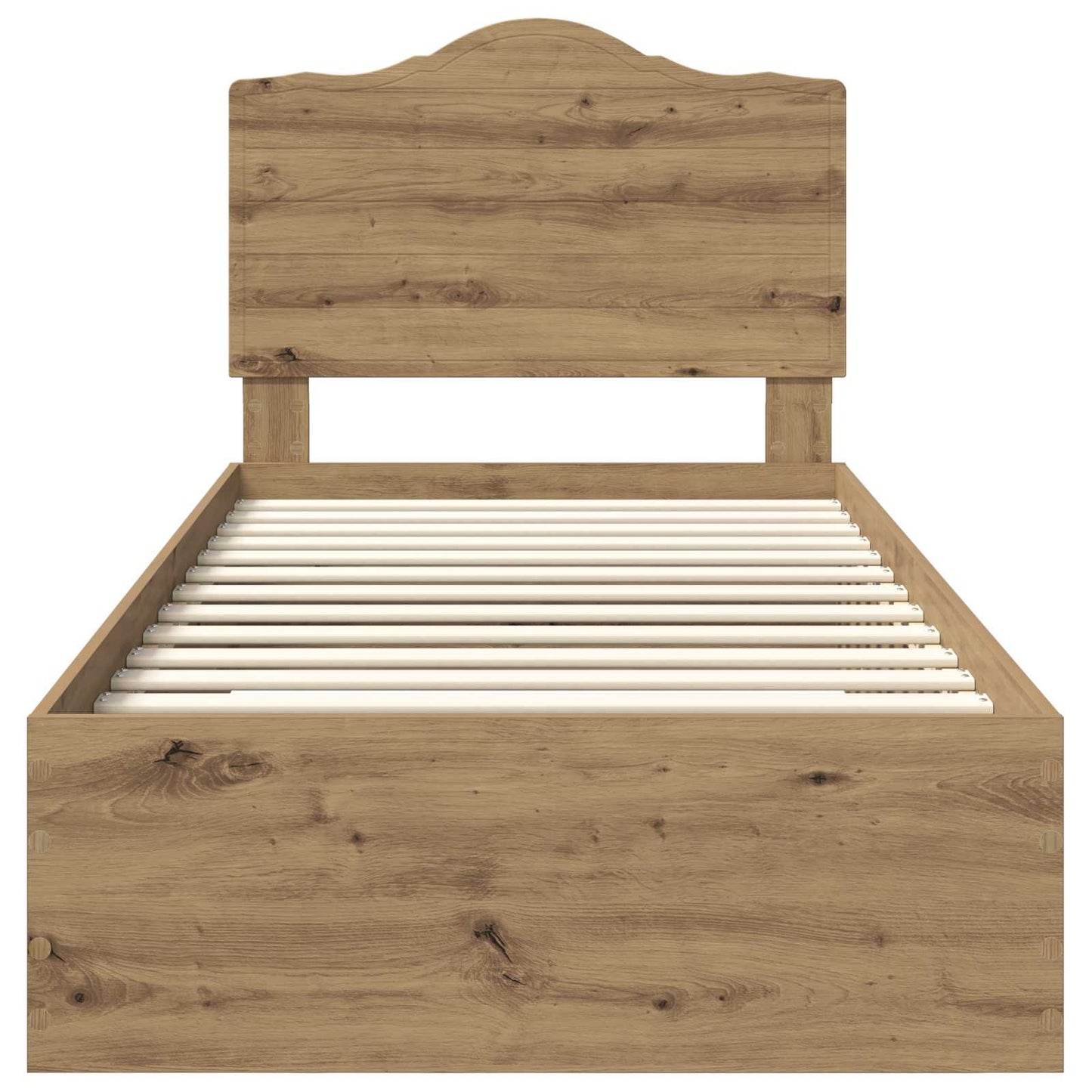 vidaXL Σκελετός Κρεβατιού Artisan Oak 90 x 200 cm Επεξεργασμένο ξύλο