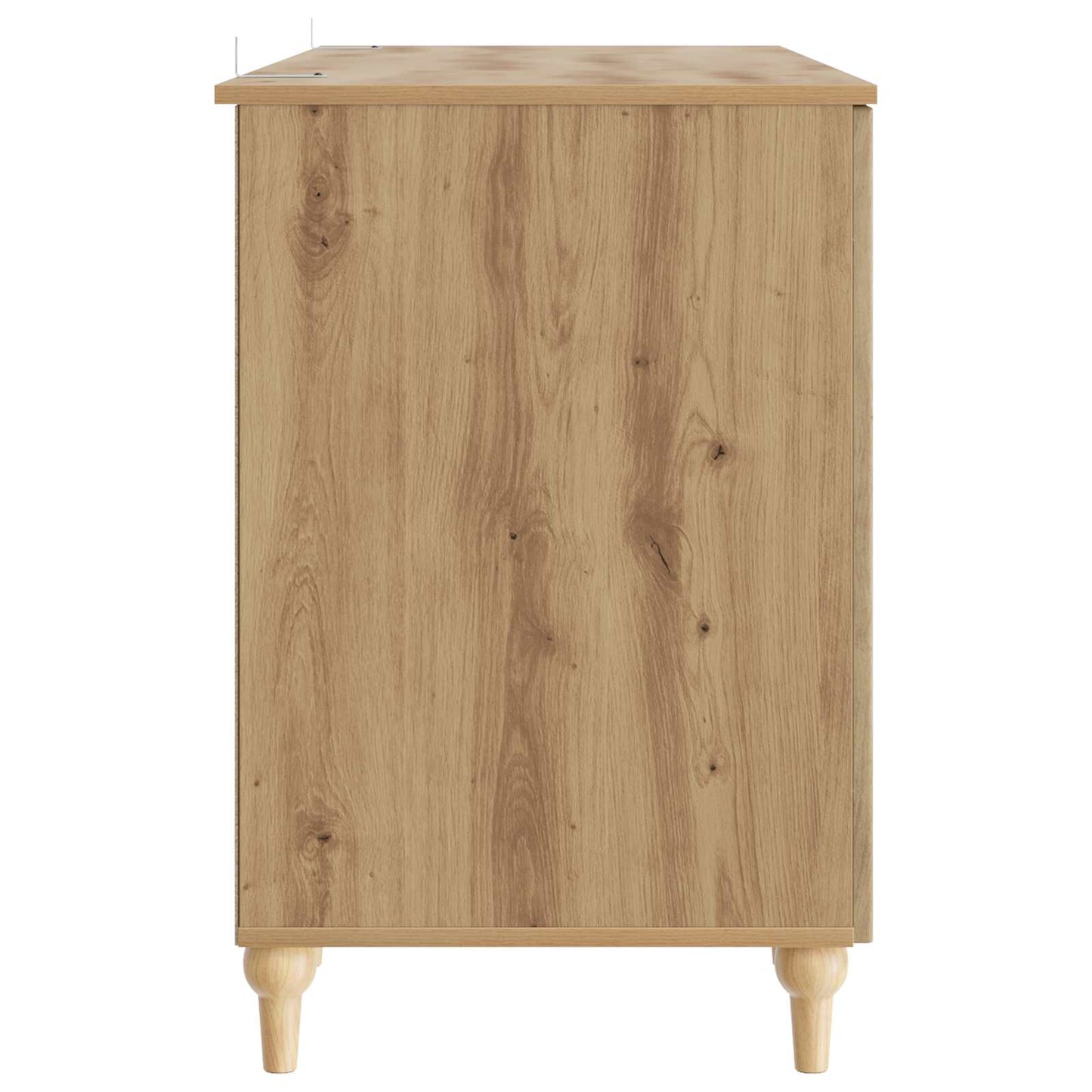 vidaXL Γραφείο Artisan Δρυς 142,5 x 50 x 75 εκ. Επεξεργασμένο Ξύλο