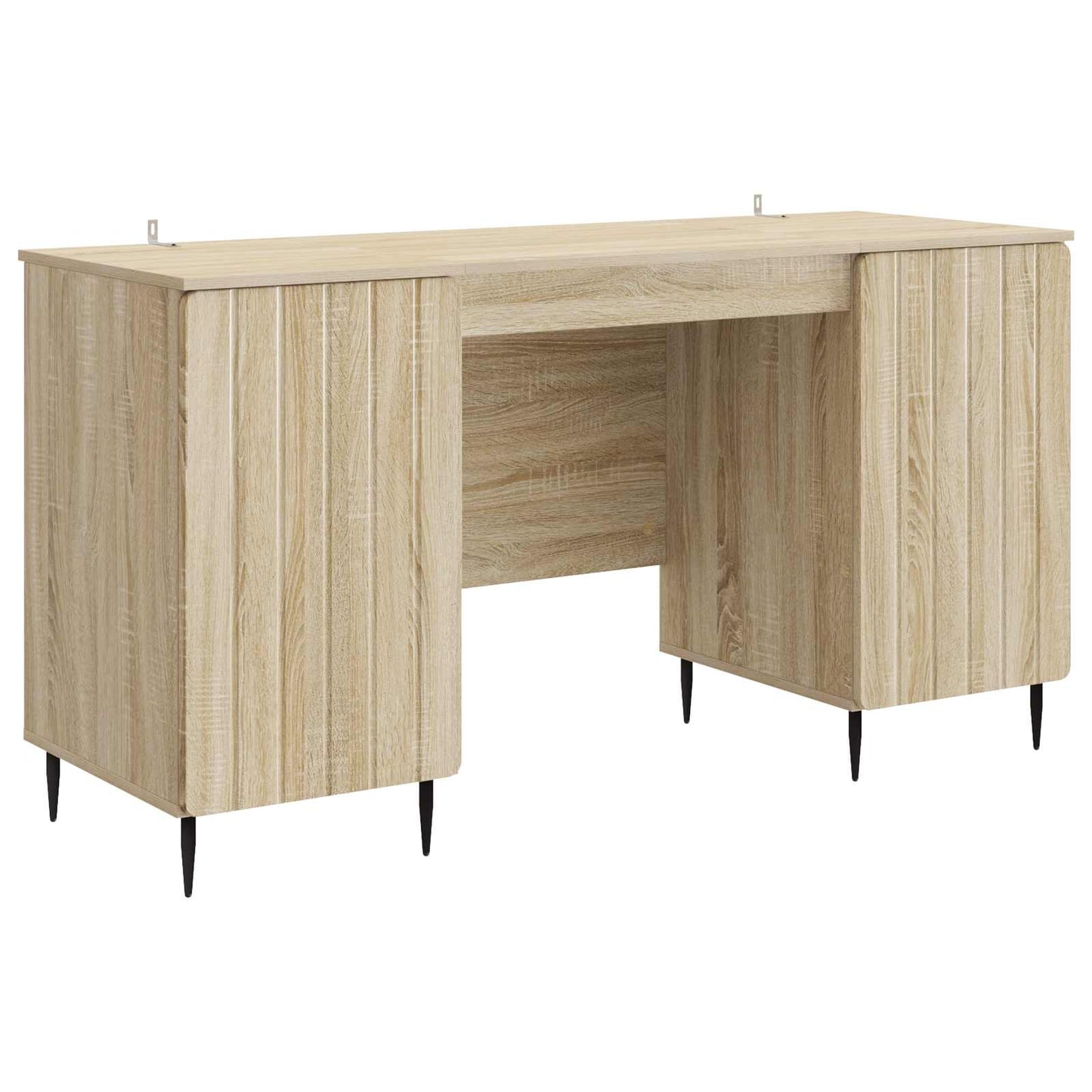 vidaXL Γραφείο Sonoma Δρυς 142,5 x 50 x 75 εκ. Επεξεργασμένο Ξύλο
