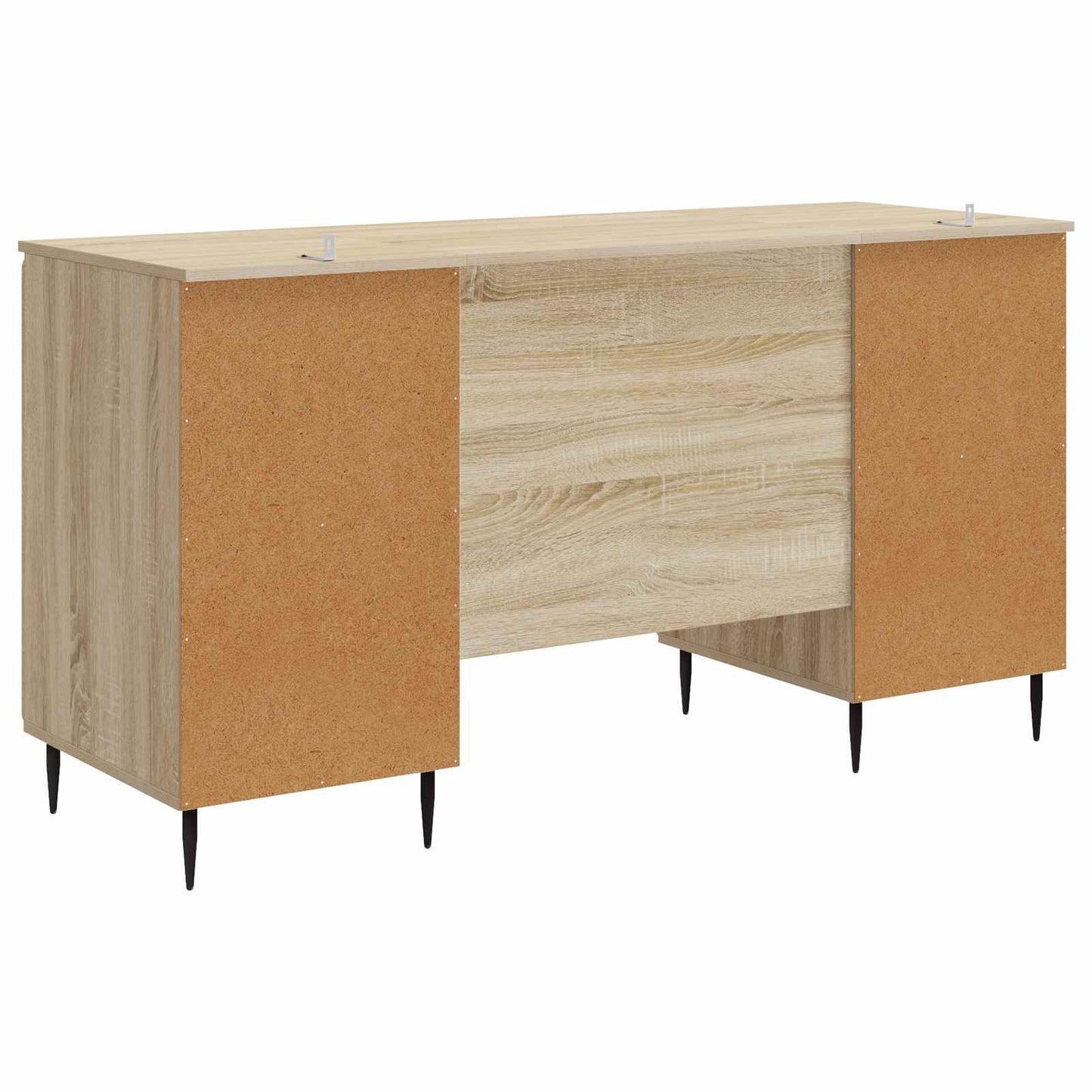 vidaXL Γραφείο Sonoma Δρυς 142,5 x 50 x 75 εκ. Επεξεργασμένο Ξύλο