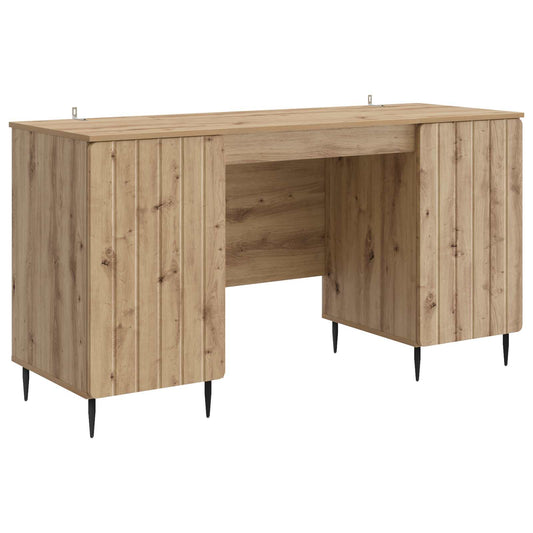 vidaXL Γραφείο Artisan Δρυς Επεξεργασμένο Ξύλο 142,5 x 50 x 75 εκ.