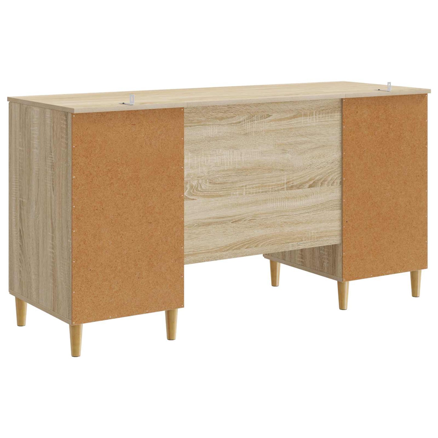 vidaXL Γραφείο Sonoma Δρυς 142,5 x 50 x 75 εκ. Επεξεργασμένο Ξύλο