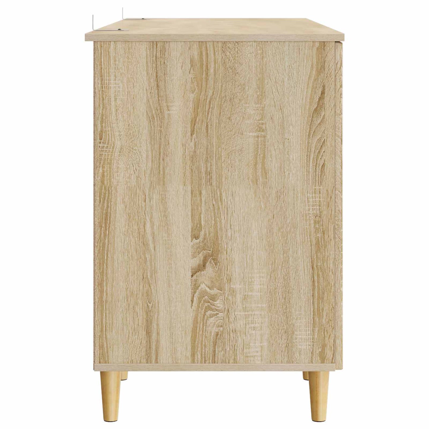 vidaXL Γραφείο Sonoma Δρυς 142,5 x 50 x 75 εκ. Επεξεργασμένο Ξύλο
