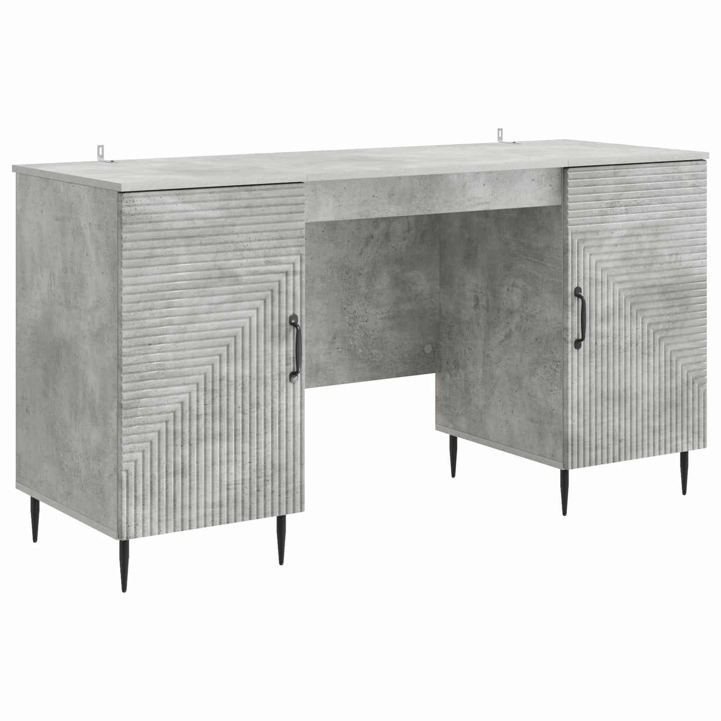 vidaXL Γραφείο Γκρι Σκυροδέματος 142,5 x 50 x 75 εκ.