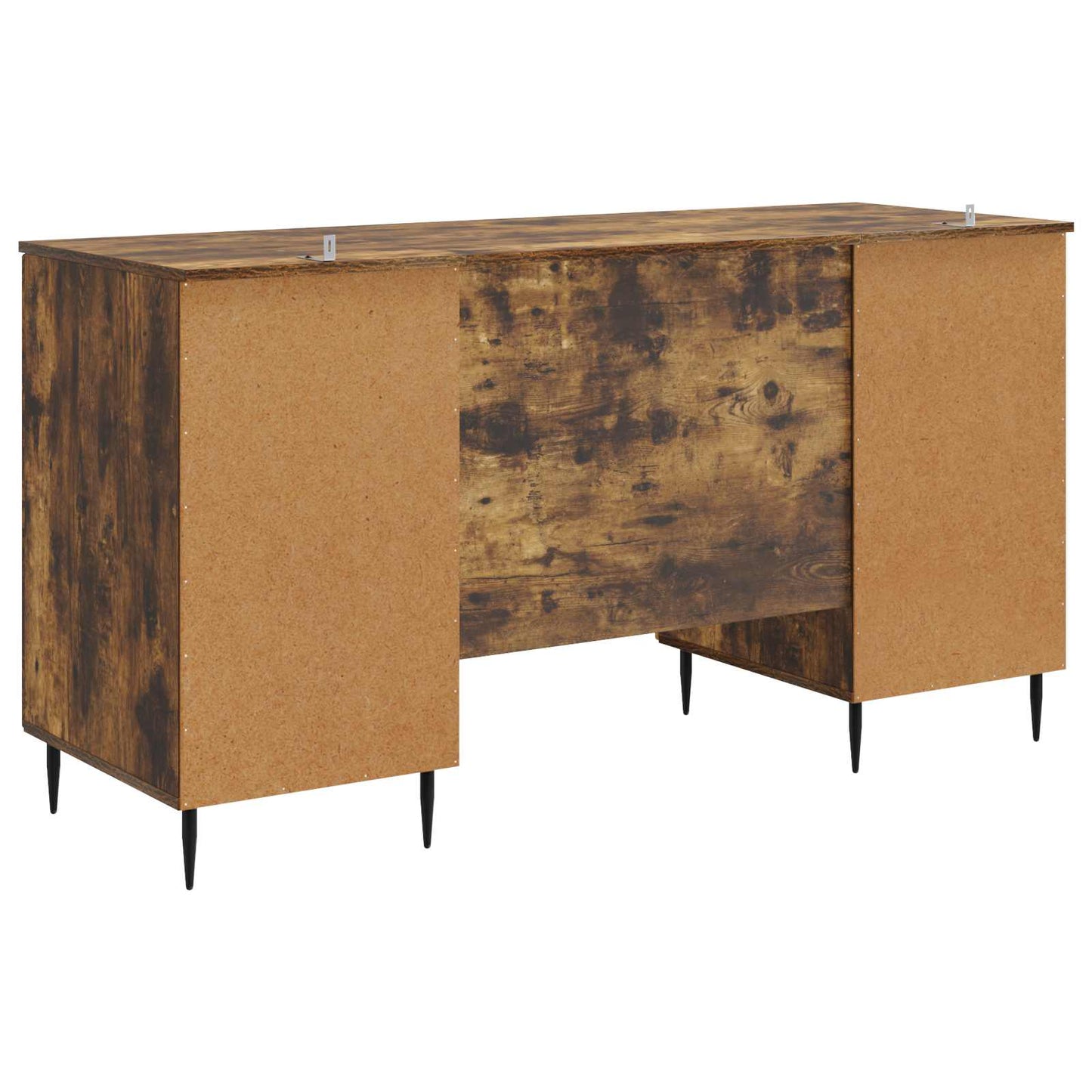 vidaXL Γραφείο Καπνισμένο Ξύλο Δρυός 142,5 x 50 x 75 εκ.