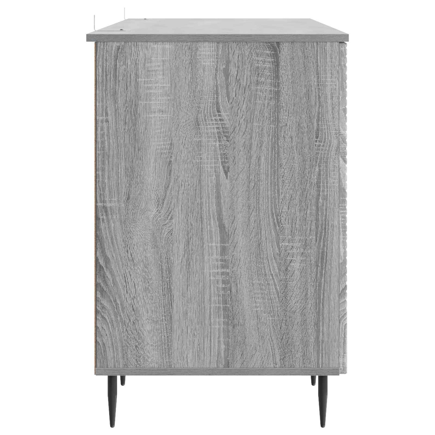 vidaXL Γραφείο Γκρι Sonoma 142,5 x 50 x 75 εκ. Επεξεργασμένο Ξύλο