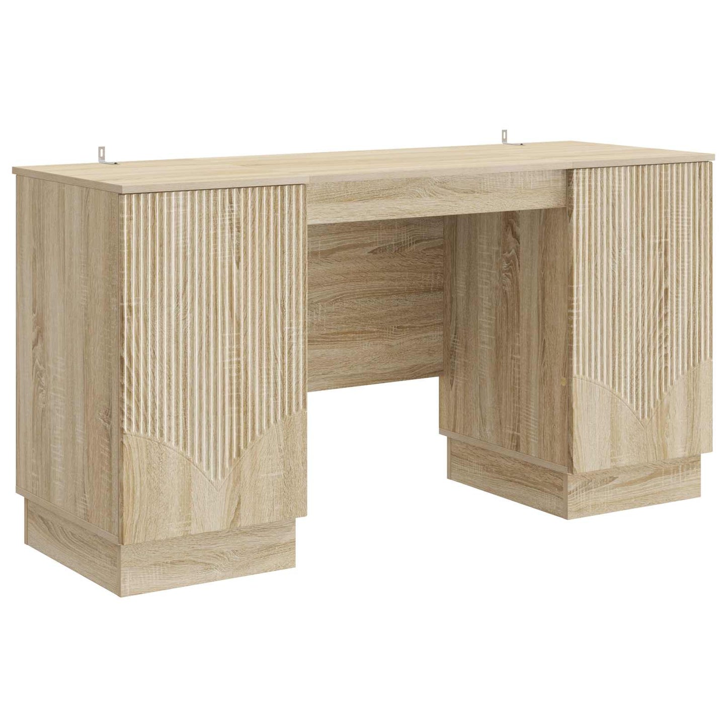 vidaXL Γραφείο Sonoma Δρυς 142,5 x 50 x 75 εκ. Επεξεργασμένο Ξύλο