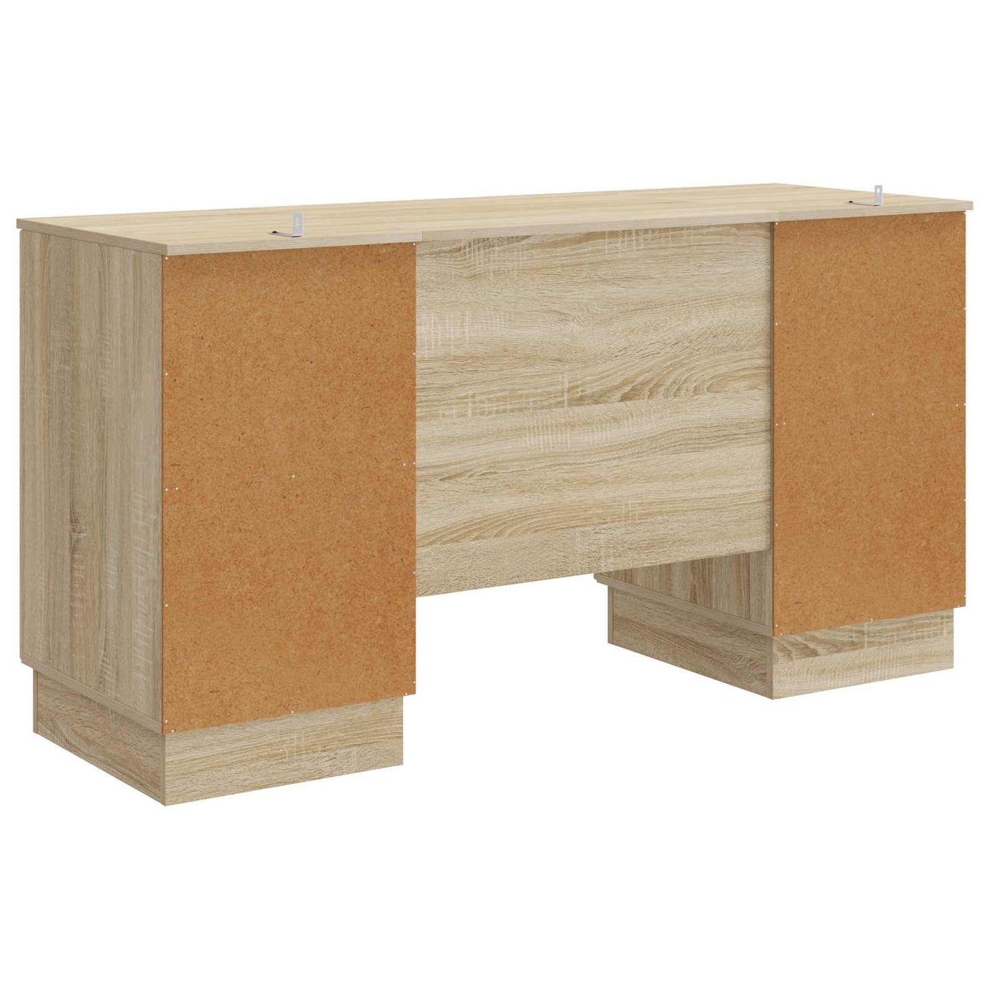 vidaXL Γραφείο Sonoma Δρυς 142,5 x 50 x 75 εκ. Επεξεργασμένο Ξύλο