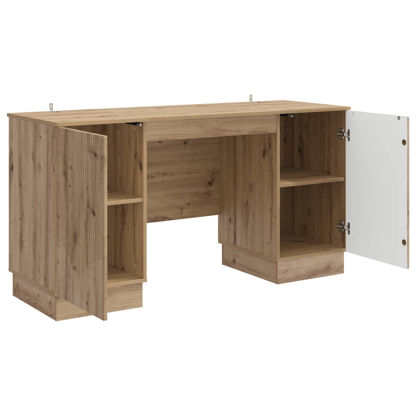 vidaXL Γραφείο Artisan Δρυς 142,5 x 50 x 75 εκ. Επεξεργασμένο Ξύλο