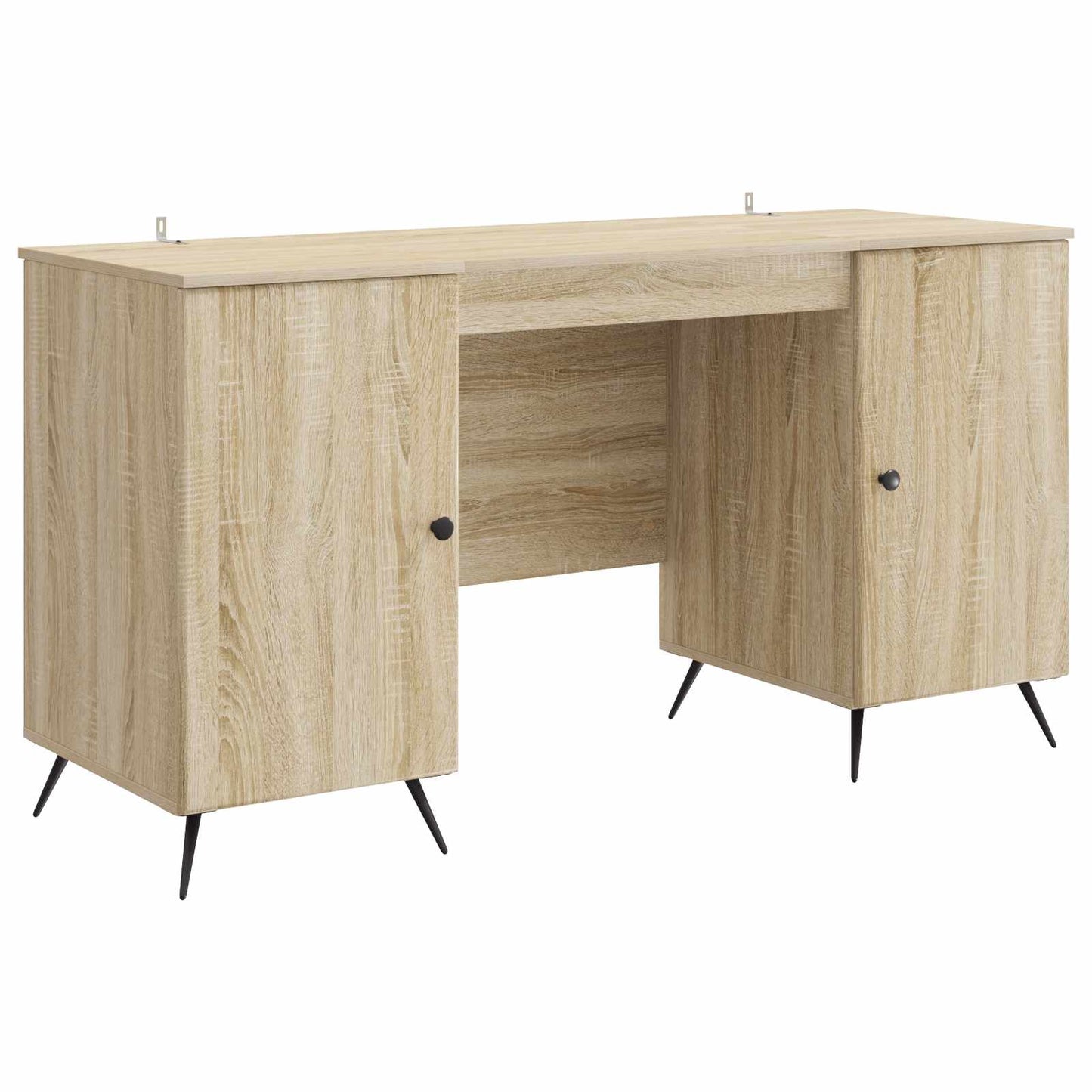 vidaXL Γραφείο Sonoma Δρυς 142,5 x 50 x 75 εκ. Επεξεργασμένο Ξύλο