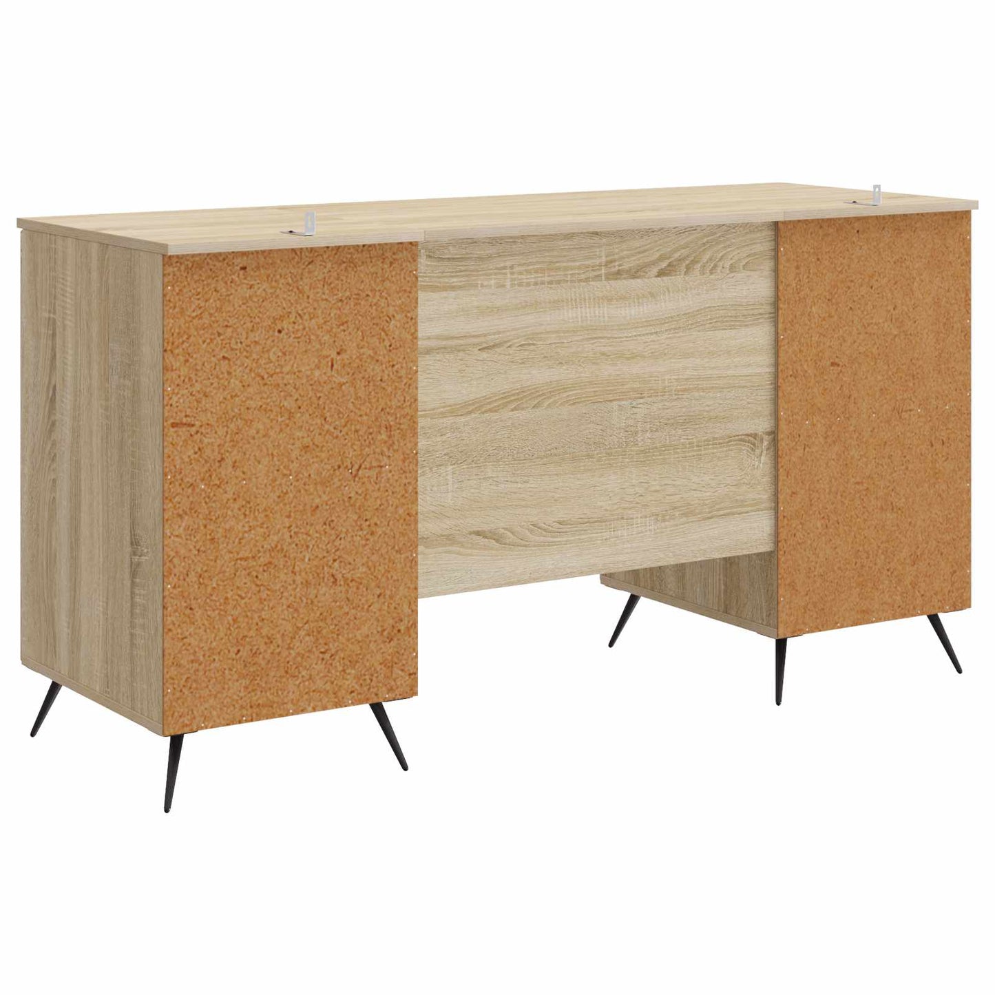 vidaXL Γραφείο Sonoma Δρυς 142,5 x 50 x 75 εκ. Επεξεργασμένο Ξύλο