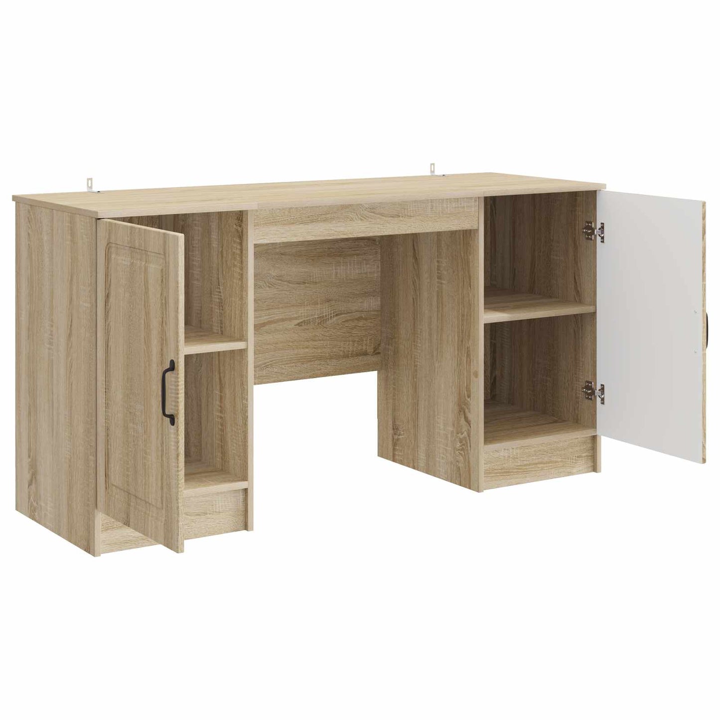 vidaXL Γραφείο Sonoma Δρυς 142,5 x 50 x 75 εκ. Επεξεργασμένο Ξύλο