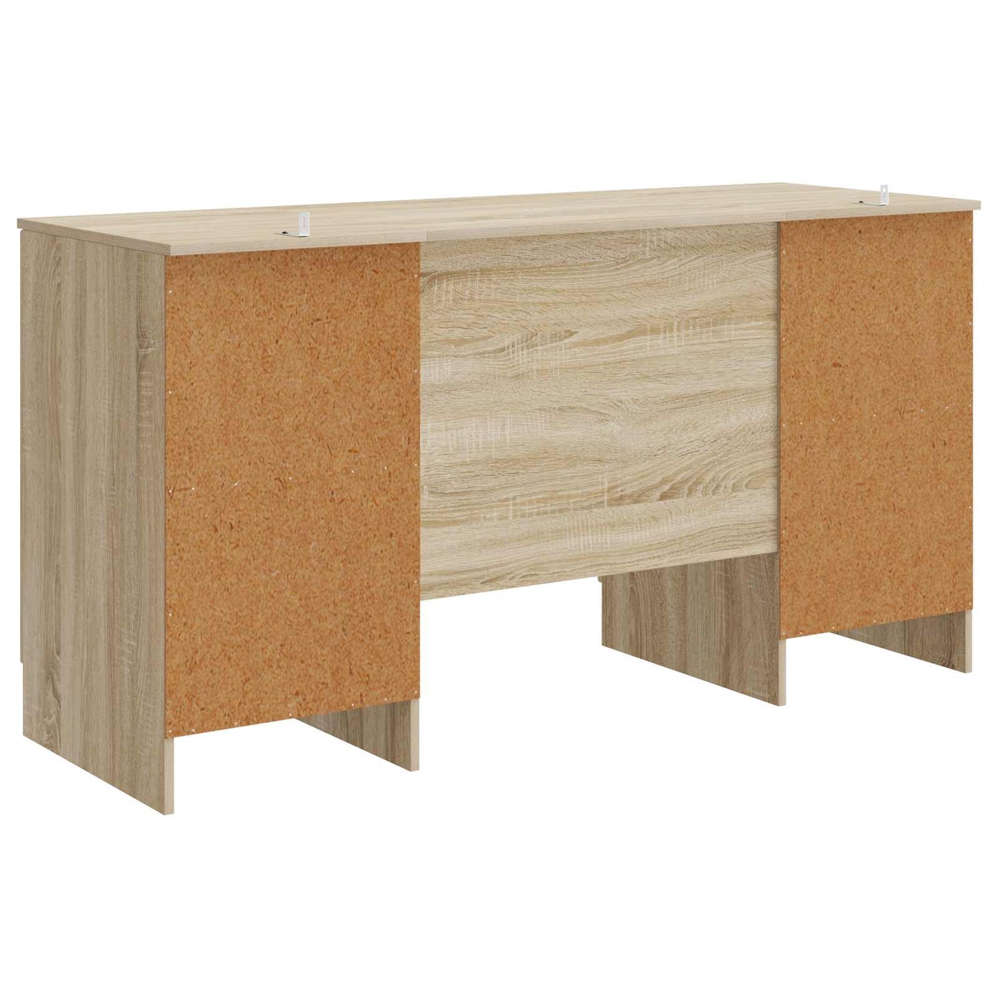 vidaXL Γραφείο Sonoma Δρυς 142,5 x 50 x 75 εκ. Επεξεργασμένο Ξύλο
