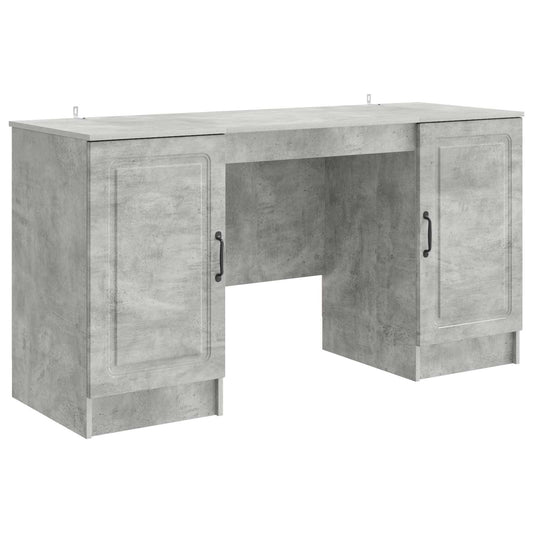 vidaXL Γραφείο Γκρι Σκυροδέματος 142,5 x 50 x 75 εκ.