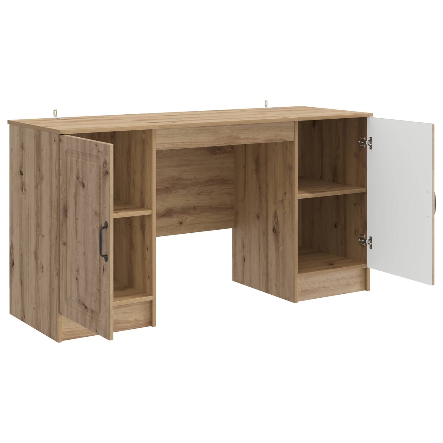 vidaXL Γραφείο Artisan Δρυς 142,5 x 50 x 75 εκ. Επεξεργασμένο Ξύλο