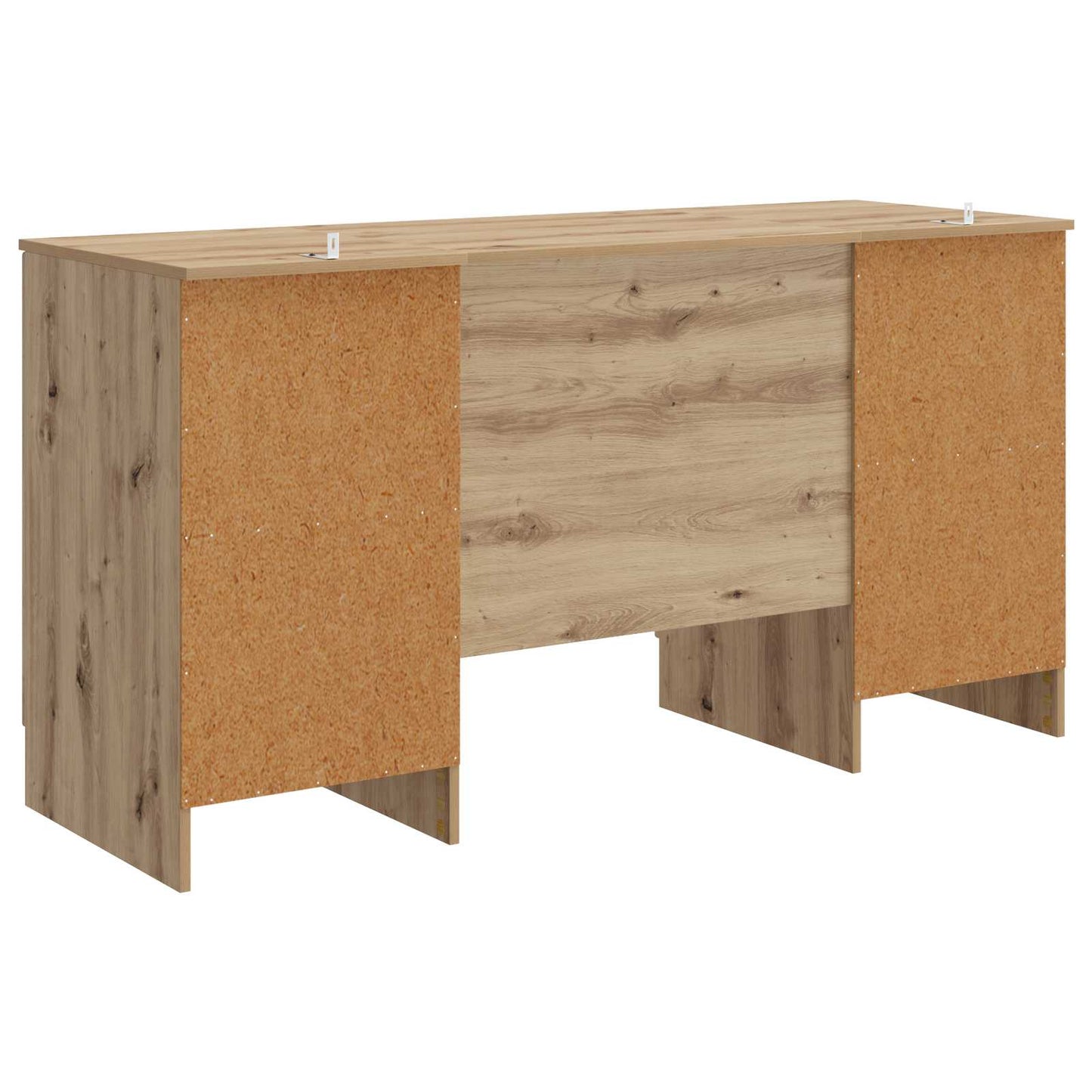 vidaXL Γραφείο Artisan Δρυς 142,5 x 50 x 75 εκ. Επεξεργασμένο Ξύλο