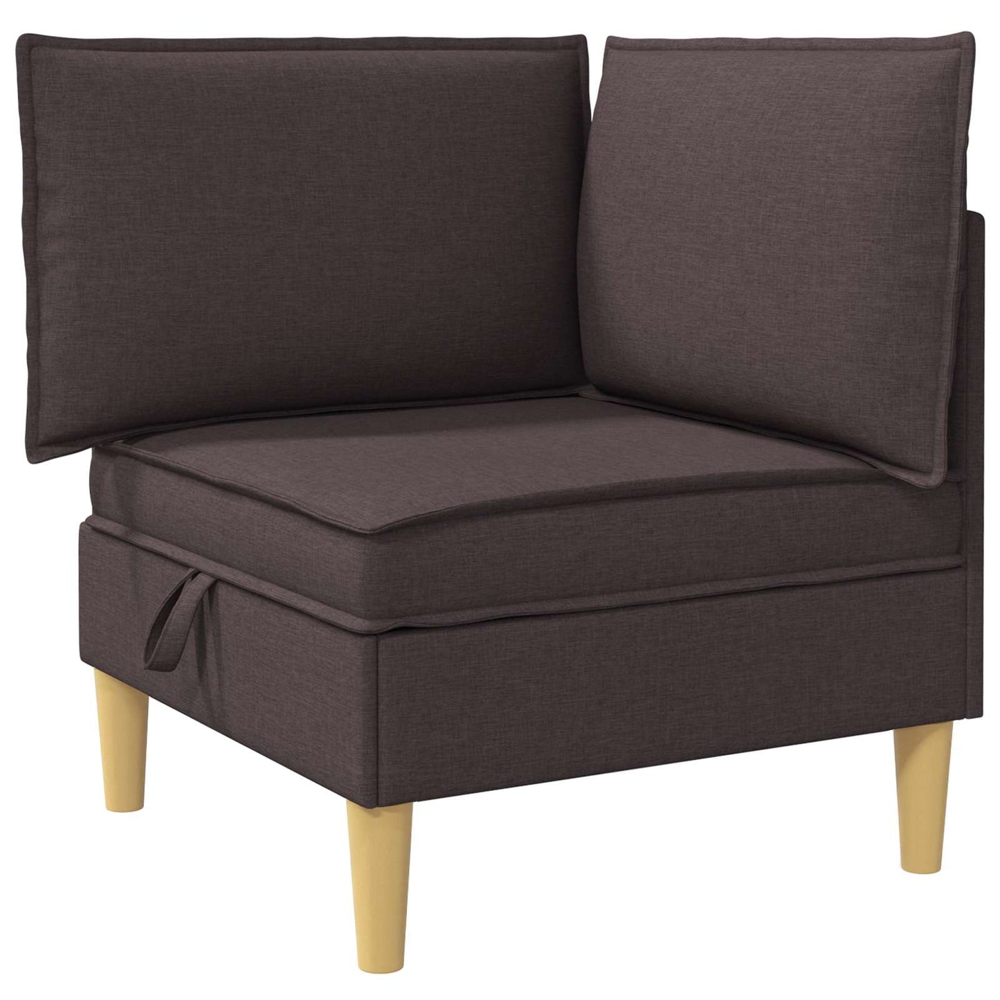 vidaXL Καθιστικό με αποθήκευση Ύφασμα