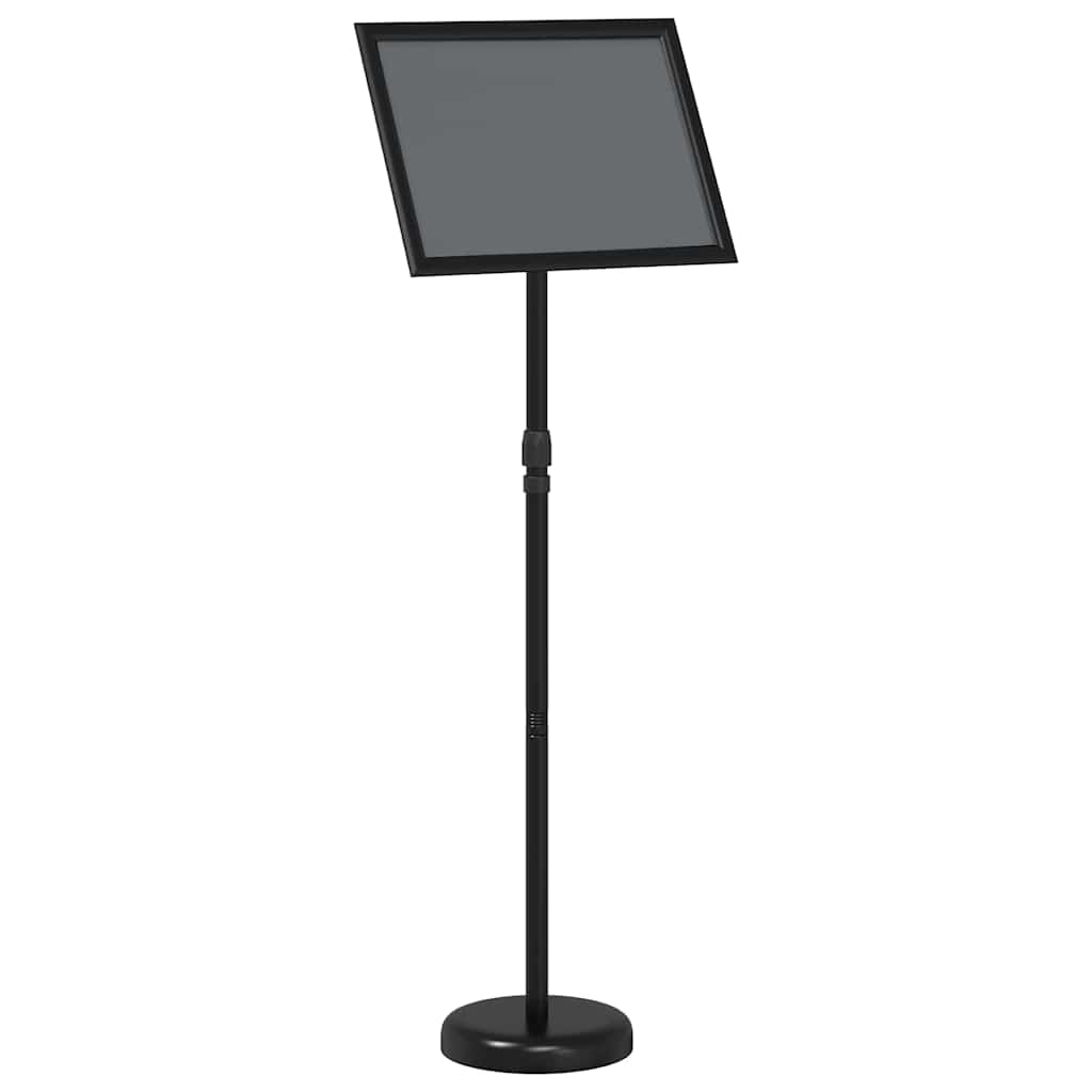 vidaXL Εκθεσιακές Οθόνες Μαύρο 30 x 25 x 128 εκ Αλουμίνιο