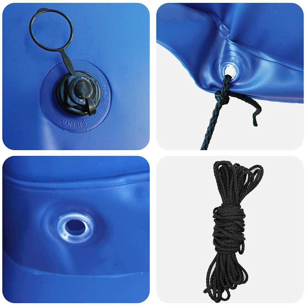 vidaXL Μαξιλάρι πισίνας για πισίνα πάνω από το έδαφος Μπλε Ø 400 εκ.