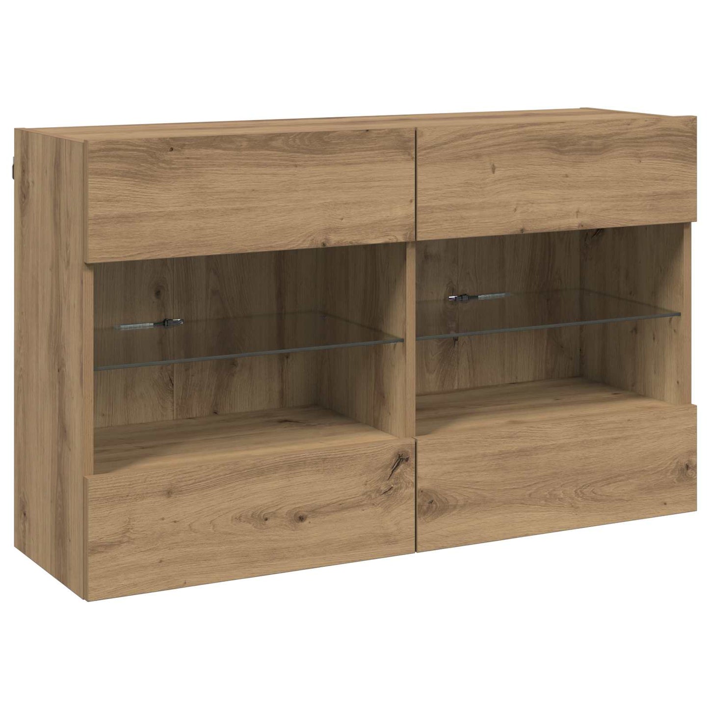 vidaXL Ντουλάπι Τηλεόρασης Τοίχου 98,5 x 30 x 60,5 εκ Artisan Oak