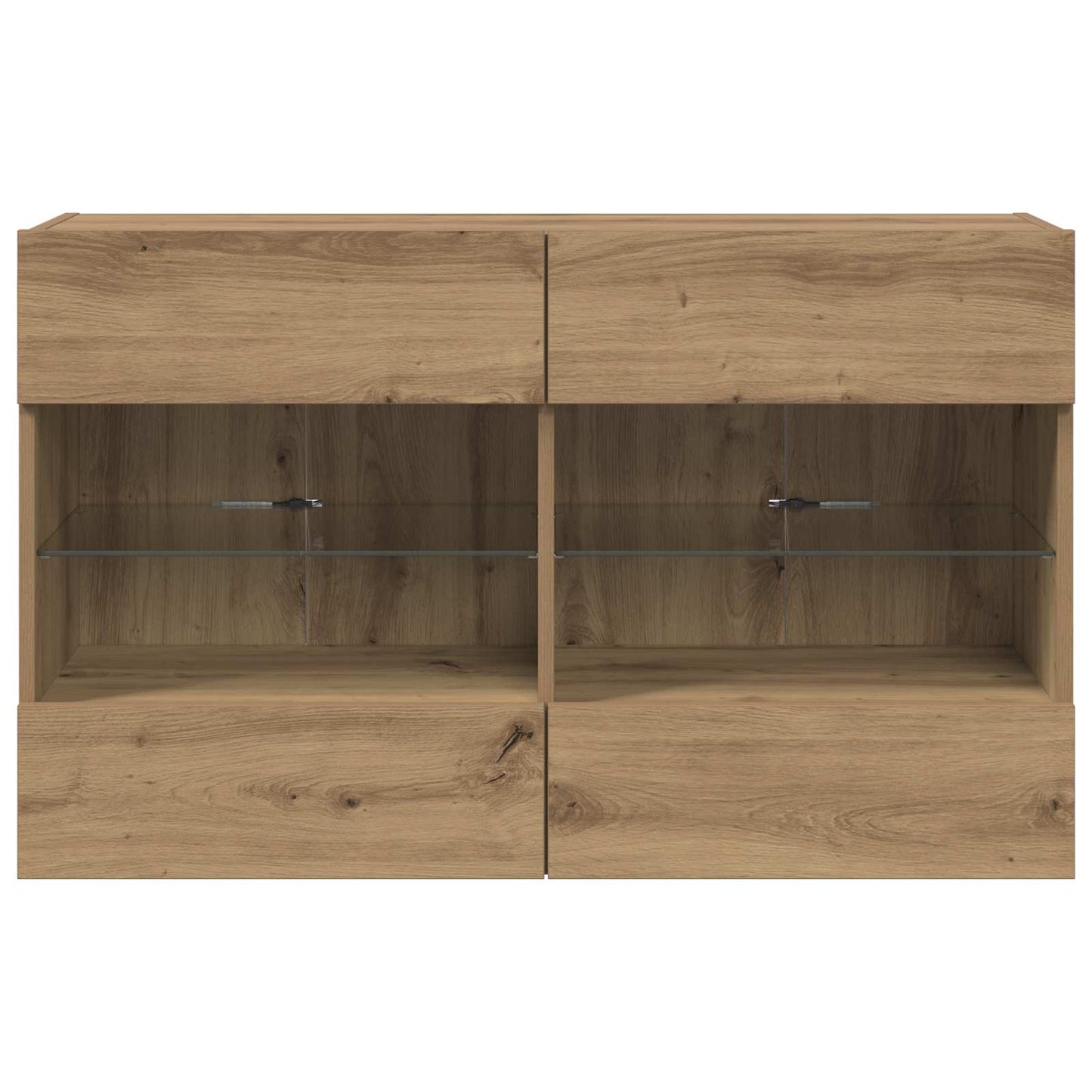 vidaXL Ντουλάπι Τηλεόρασης Τοίχου 98,5 x 30 x 60,5 εκ Artisan Oak