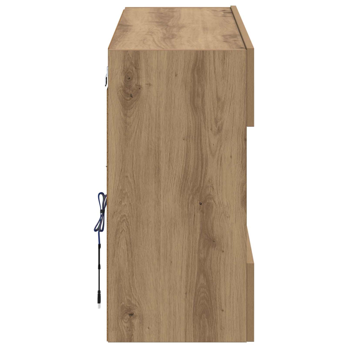 vidaXL Ντουλάπι Τηλεόρασης Τοίχου 98,5 x 30 x 60,5 εκ Artisan Oak